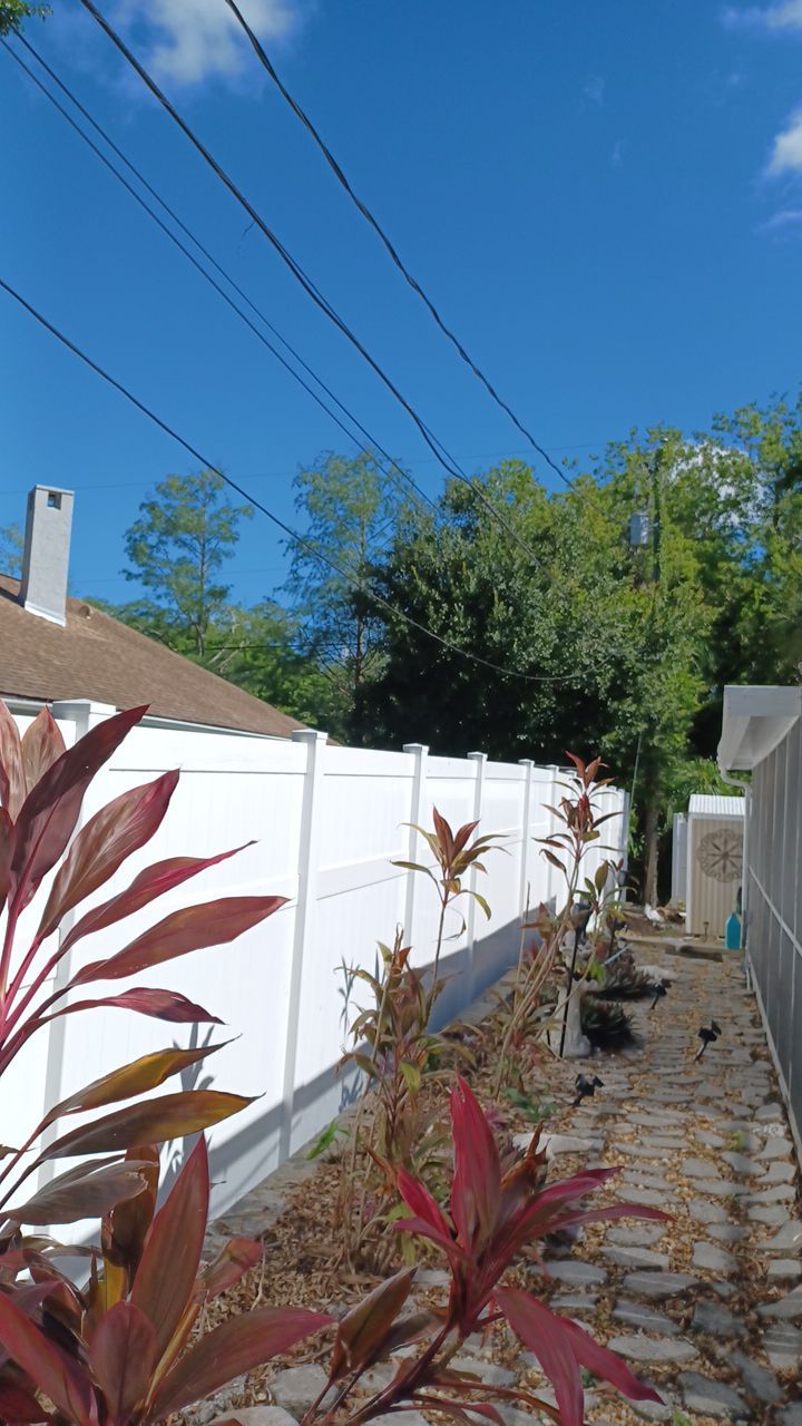 Venice, FL 6ft. Tall White Vinyl Privacy Fence  by Asap fence and gates, LLC