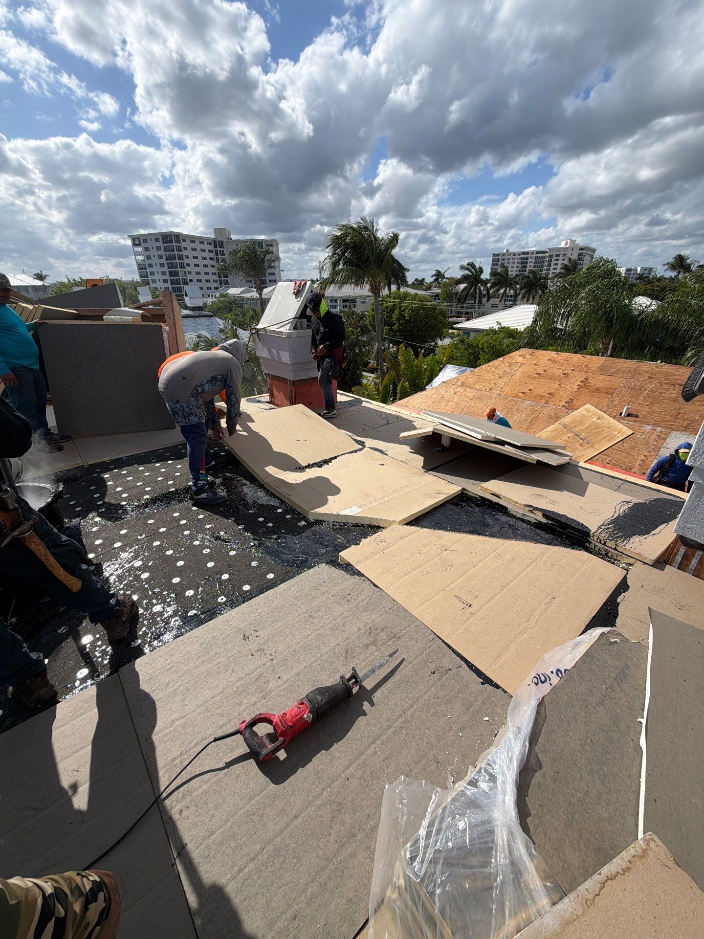 Delray Beach Tile Roof Replacement with Hurricane Strap Reinforcement by Aastro Roofing