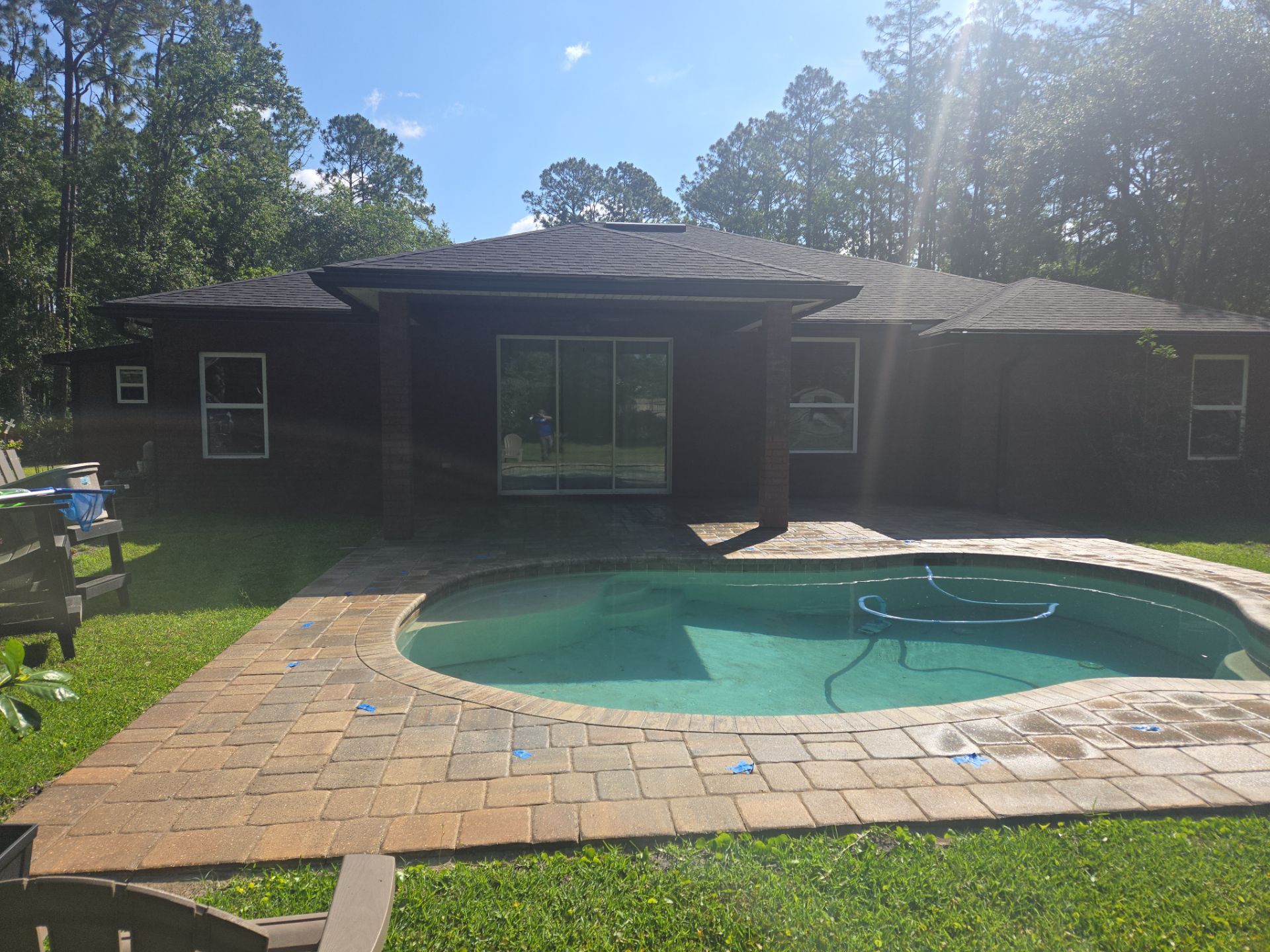 Pool Deck using Concrete Sealant by DuraSeal