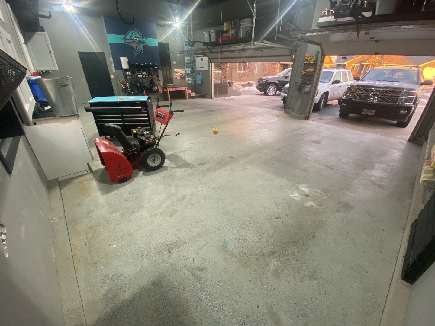 Garage using Domino  by Select Painting, Coatings & Garage Cabinets