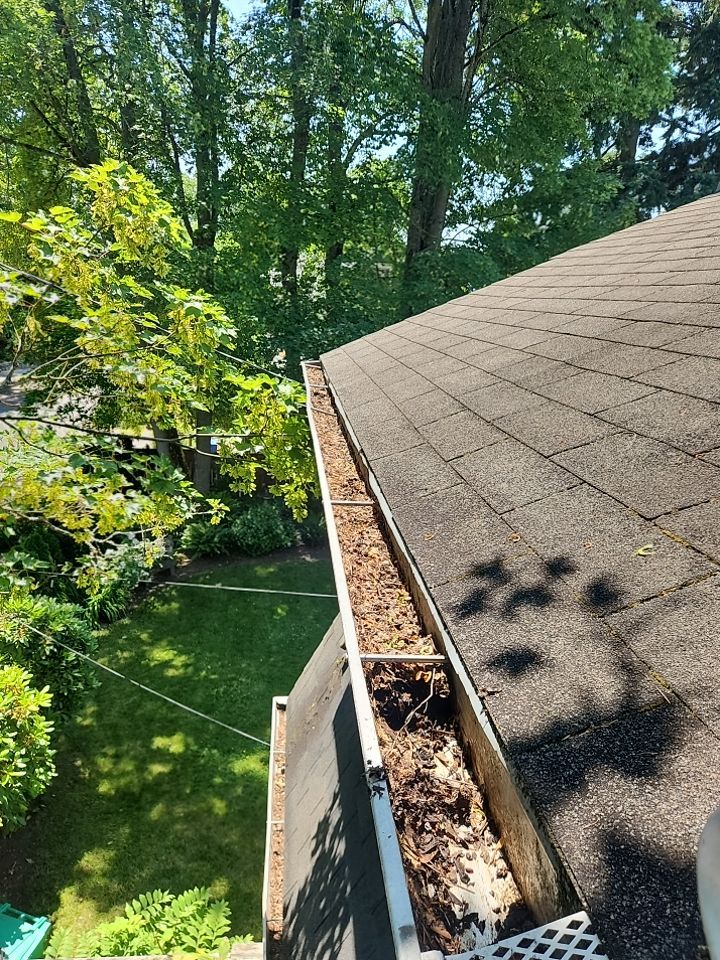 Gutter cleanup by Willamette Outdoor Wash LLC