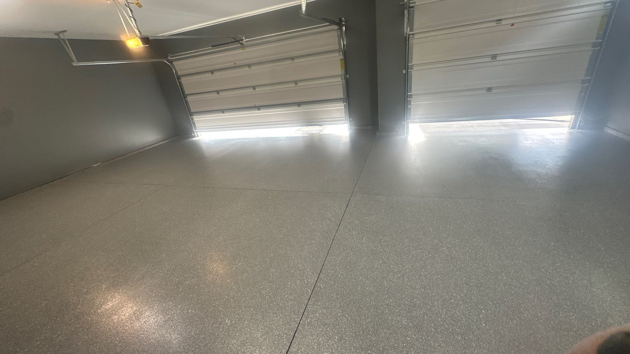 Garage Transformation using Canfield Hybrid  by Croc Coatings, LLC
