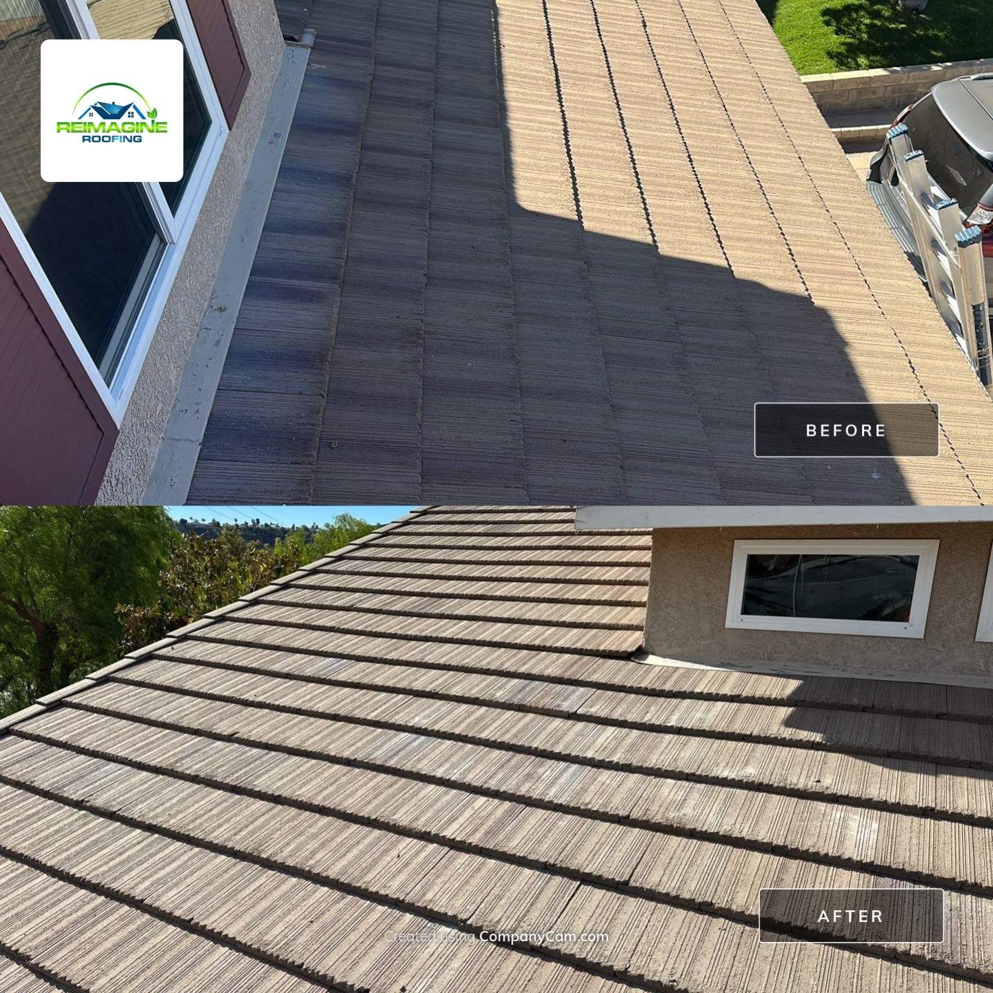 Sandstone Concrete Tile by Reimagine Roofing