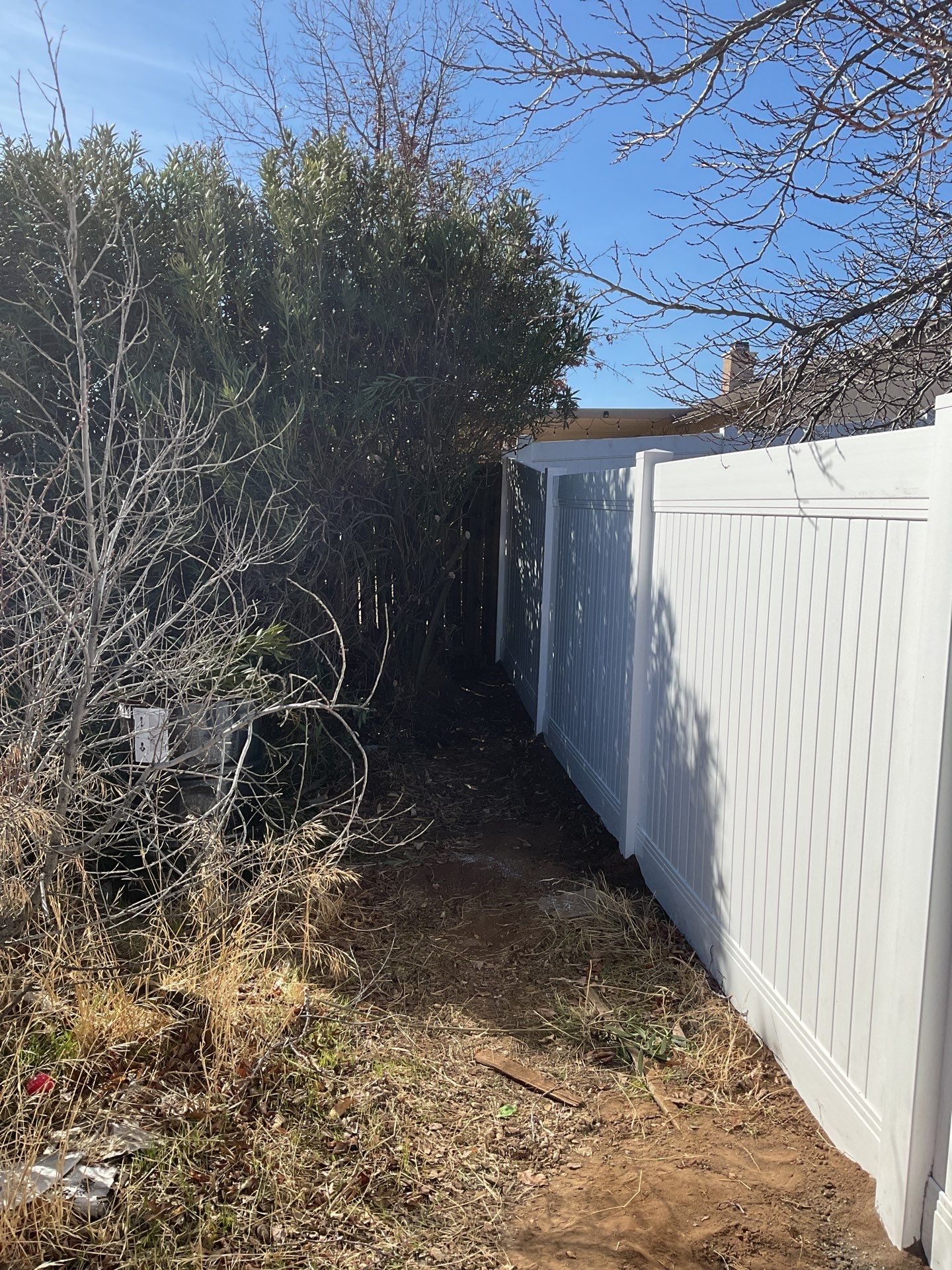 Fence Installation using Vinyl by Fence Guys Inc. 