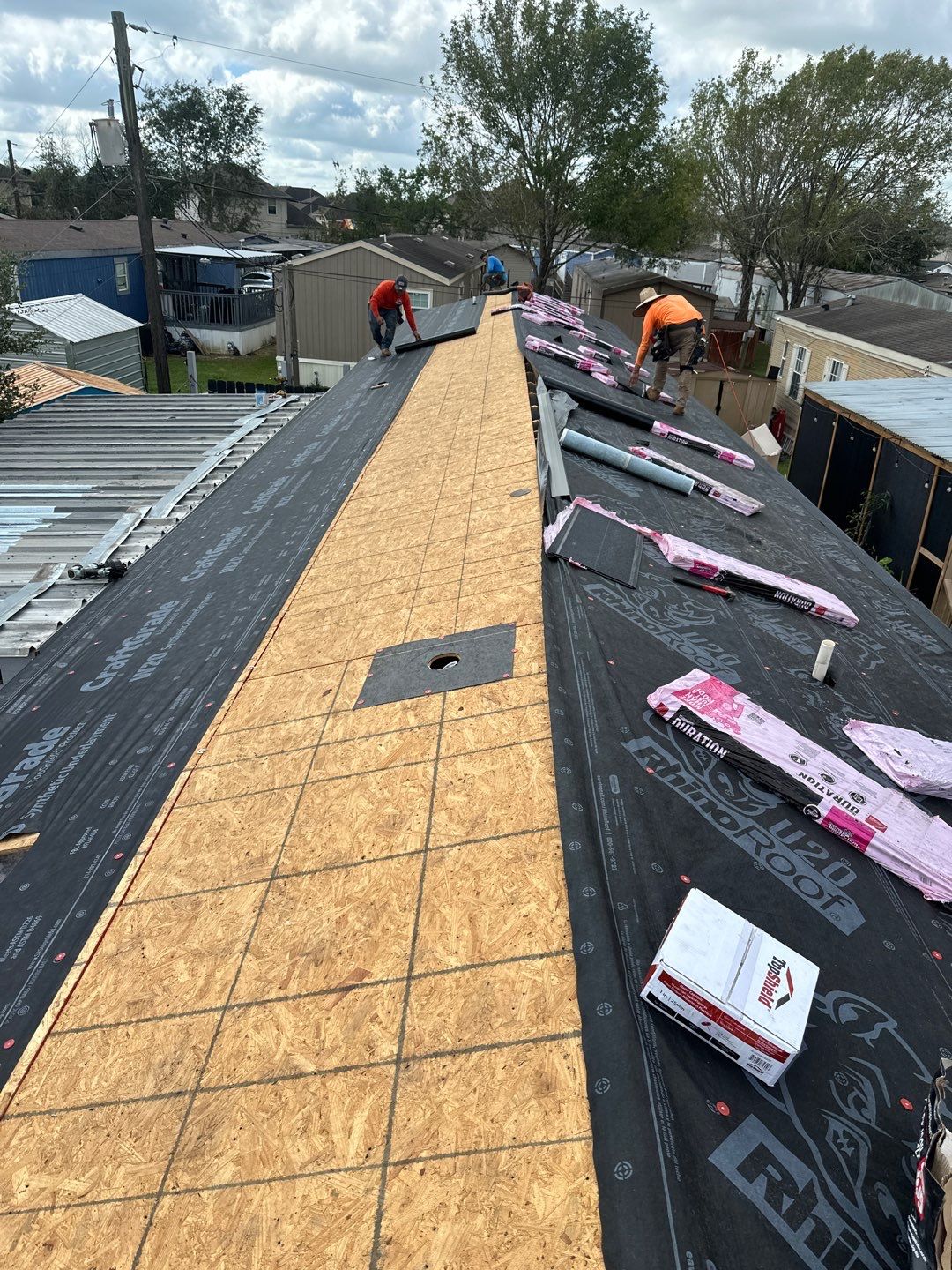 Residential Roofing Repair using Owen's Corning Duration (Lifetime) Shingles by Roof Repair Services LLC