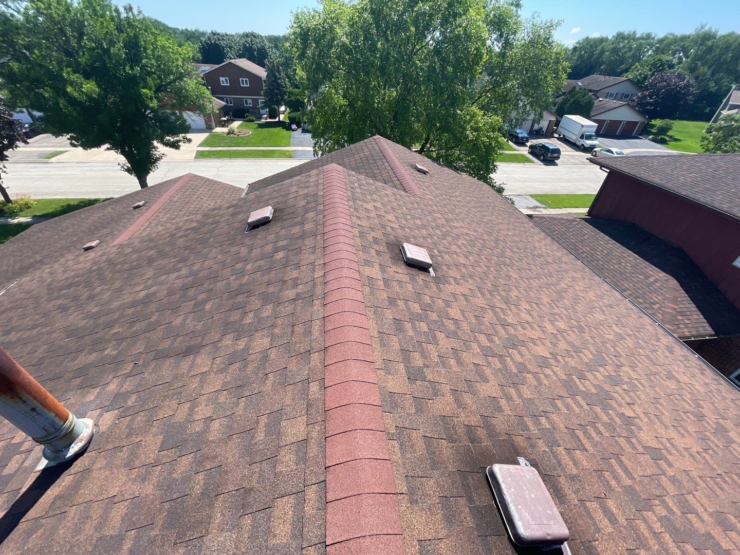 Multi-family unit roof replacement by Pro Home Services Inc