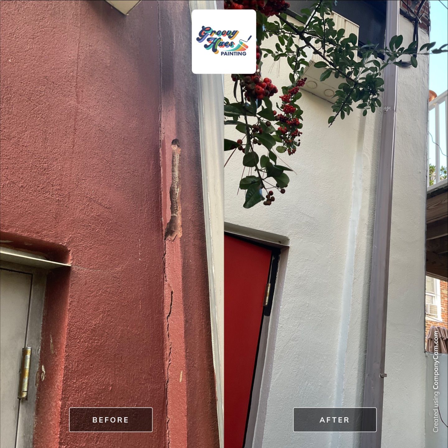 Exterior Refresh at Carriage Court Condominiums in Queen Village by Groovy Hues