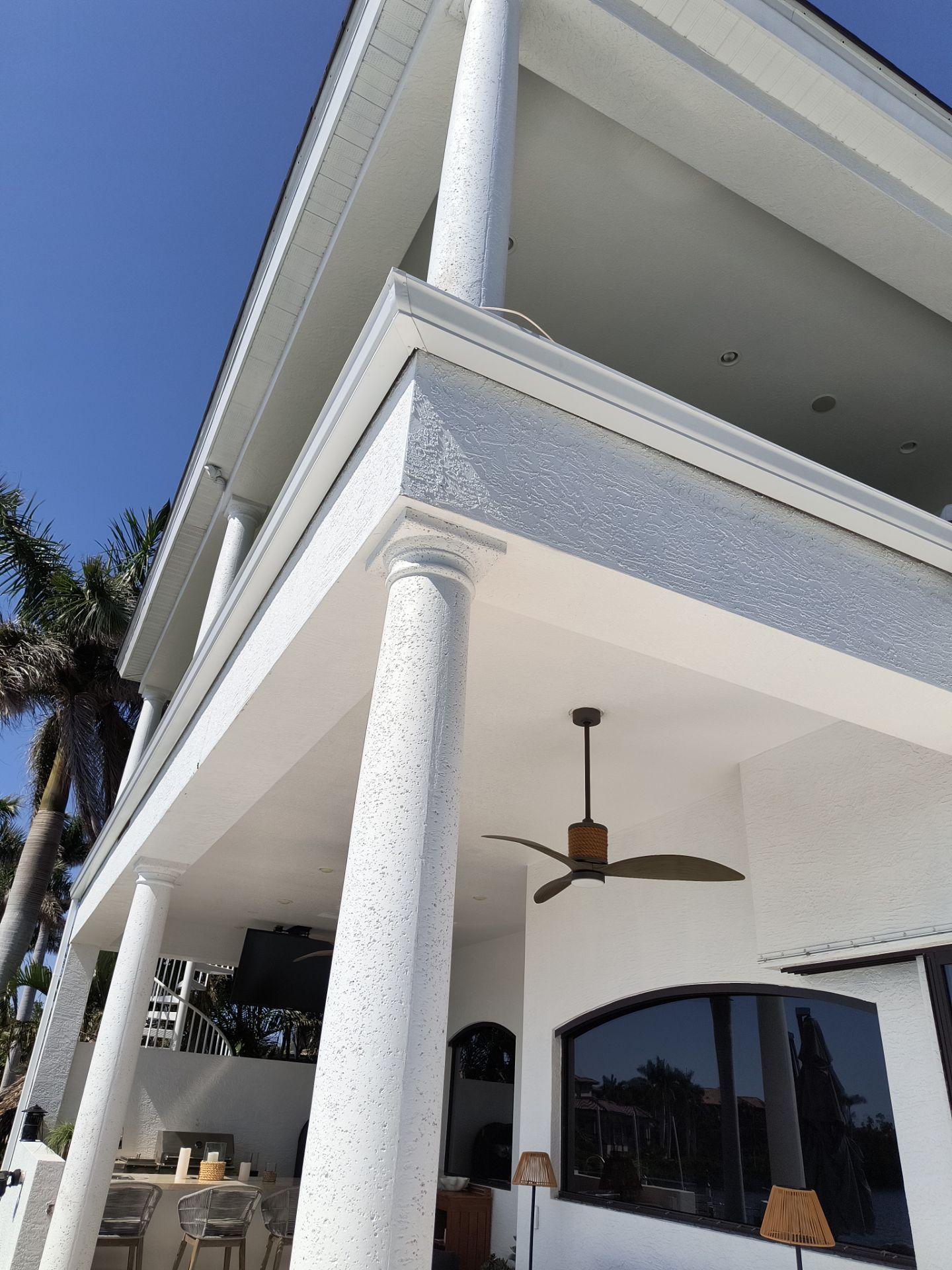 Custom Downspouts with Splash Guards in Sarasota FL by Gutter Professors