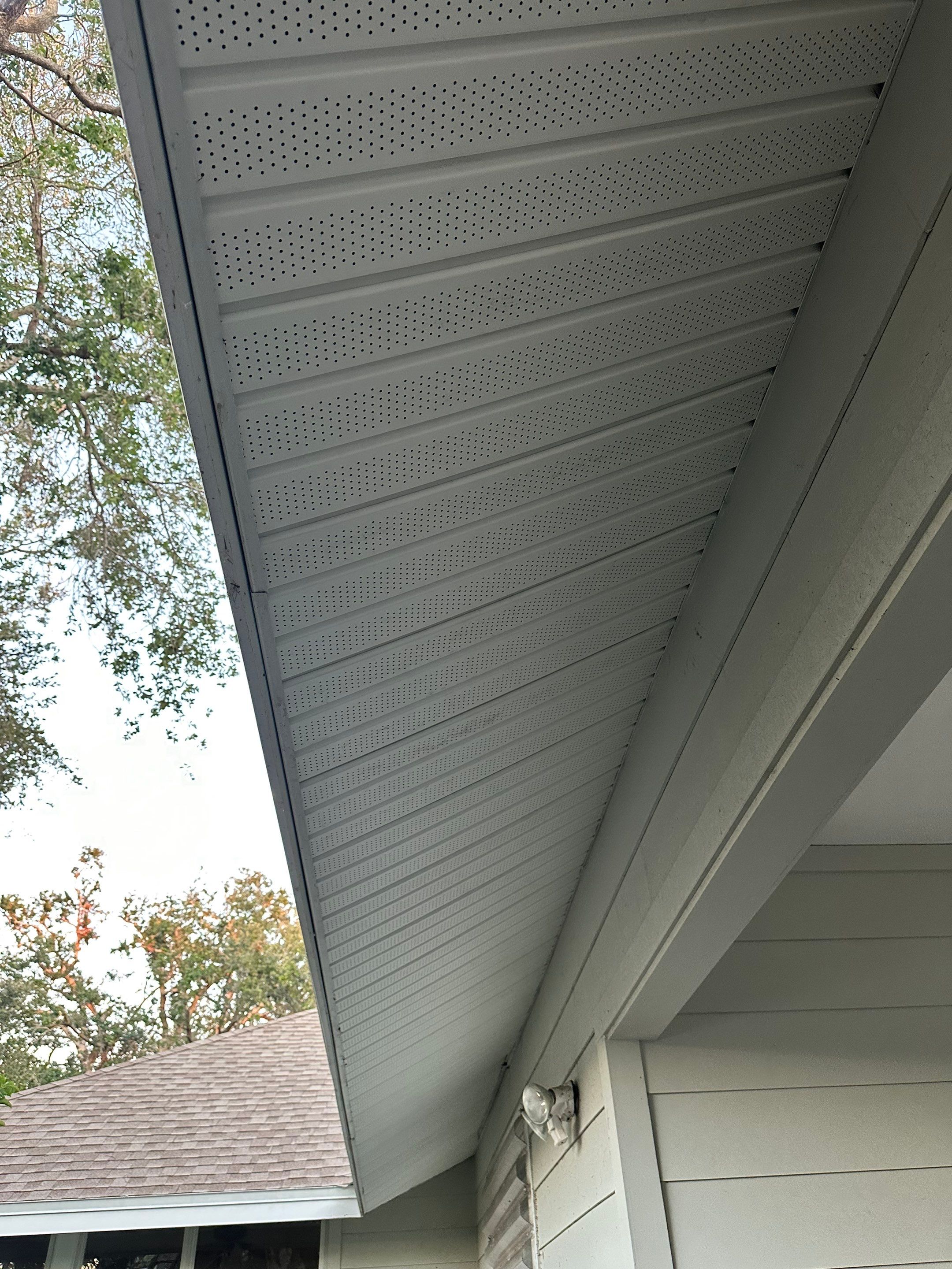 Replace All Soffit in the House in Sarasota FL by Gutter Professors