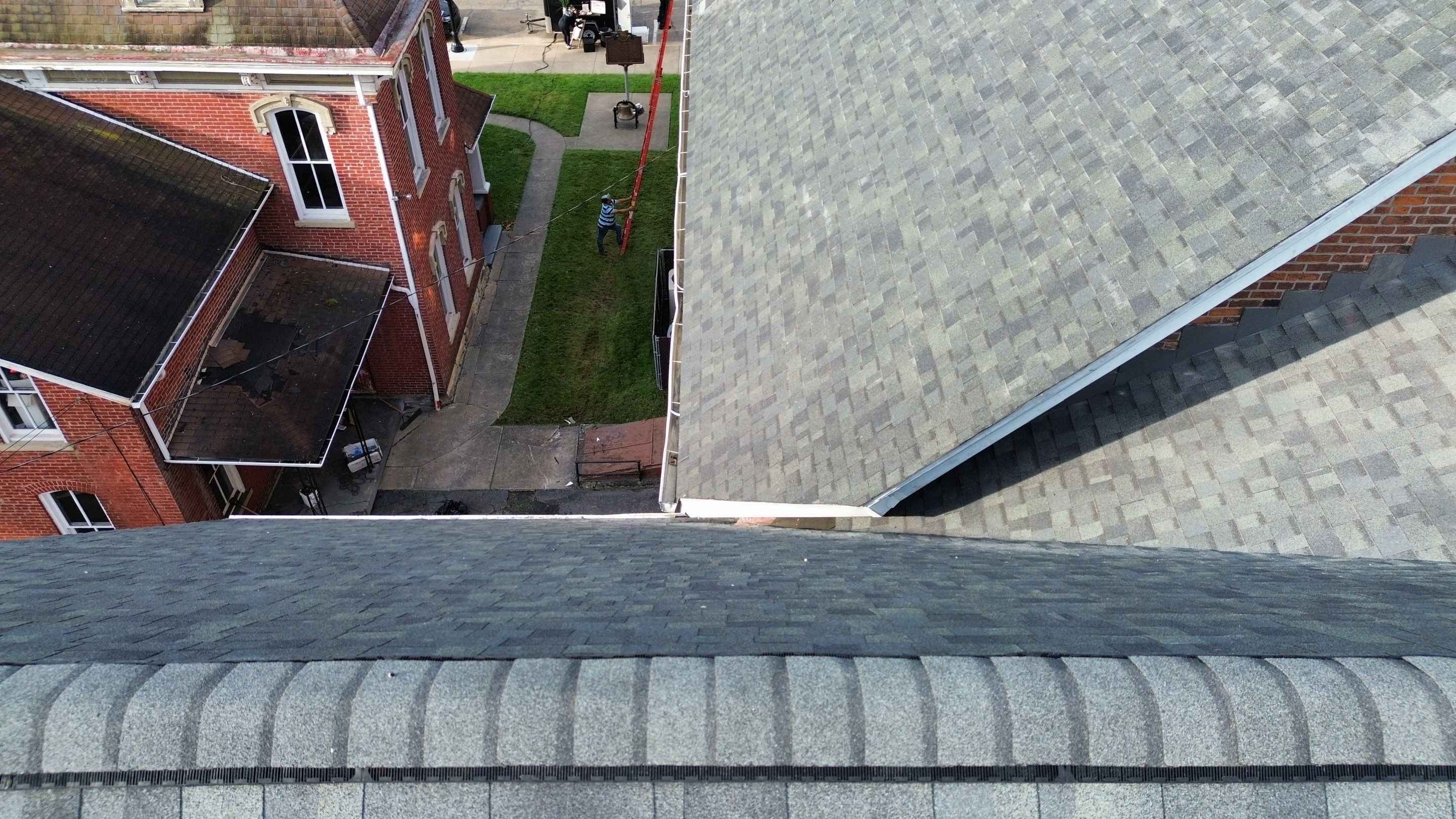 Commercial Roofing Installation using Duration Series Shingles - Estate Gray by RoofX 