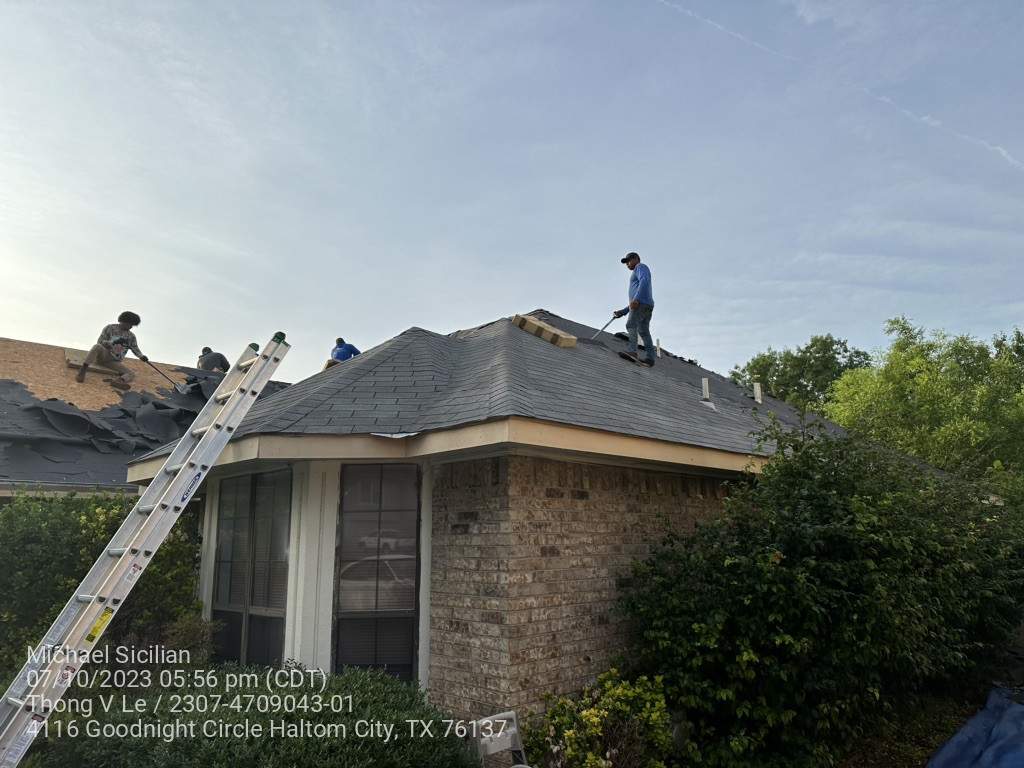 Project in Haltom City by Zeus Exteriors
