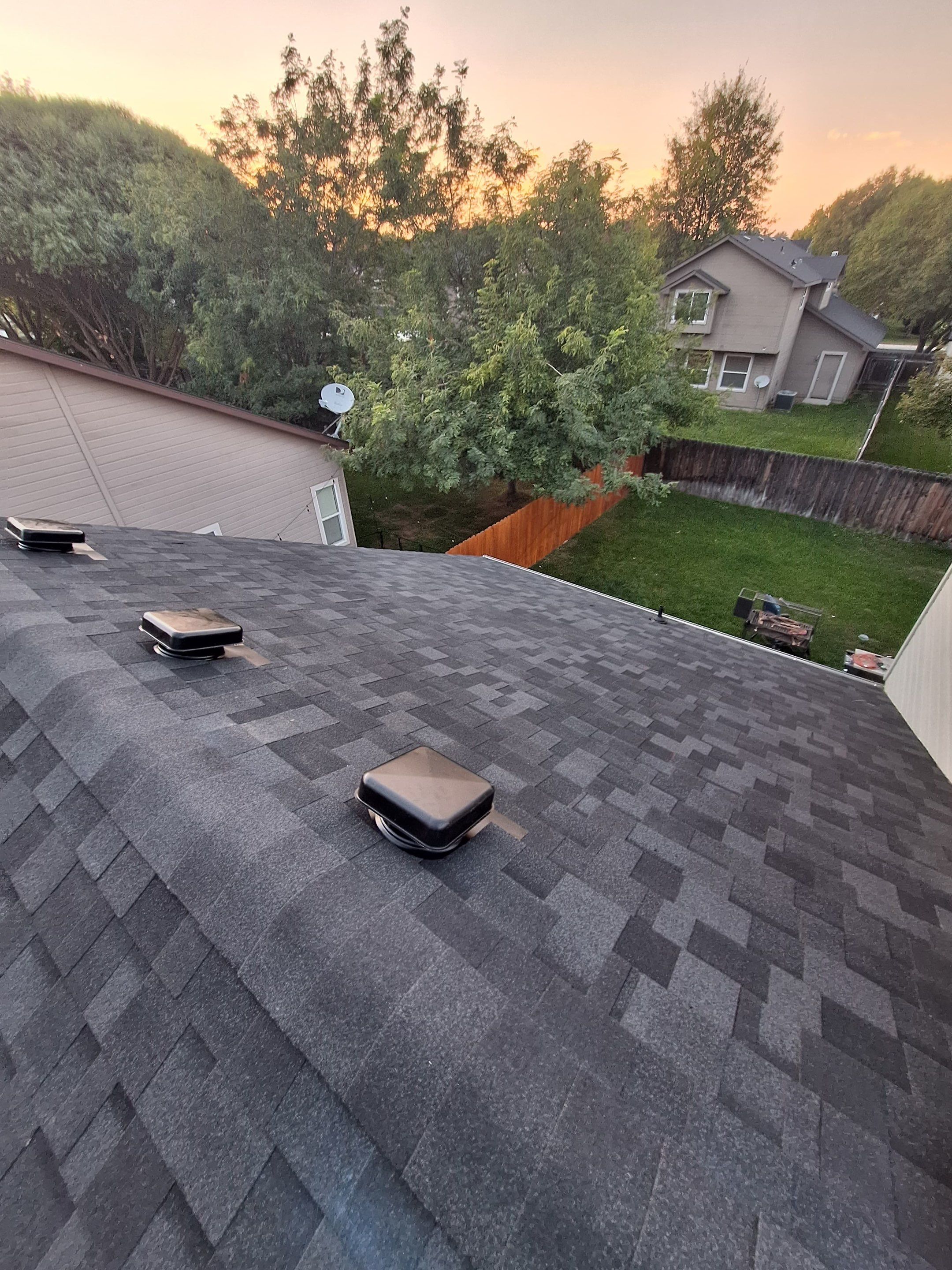 Comprehensive Residential Roof Replacement Featuring Architectural Shingles in Meridian by Olive Roofing