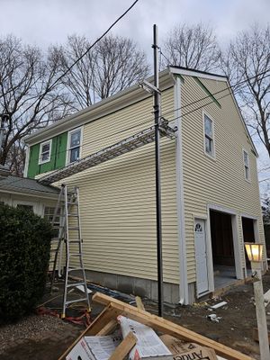 Gutter Installation using 5" K-Style Aluminum Gutter in Norton, Ma