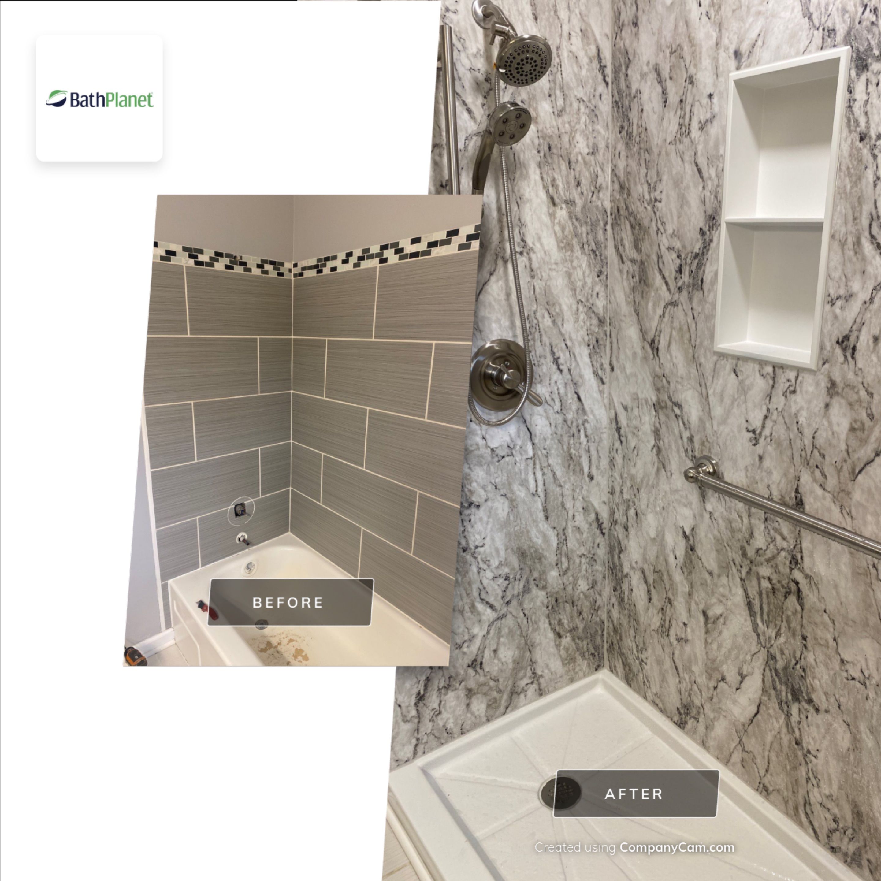 Lightning Shower by BathPlanet SW Virginia