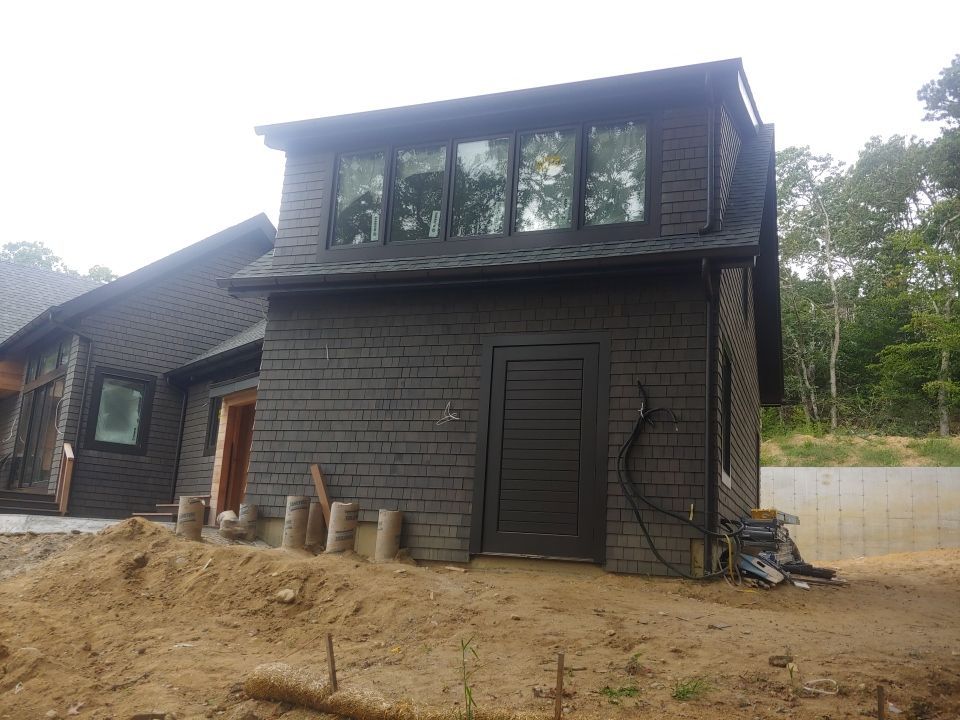 Gutter Installation using Half Round Aluminum Gutter in Brewster, MA by Gutter Pro Enterprises