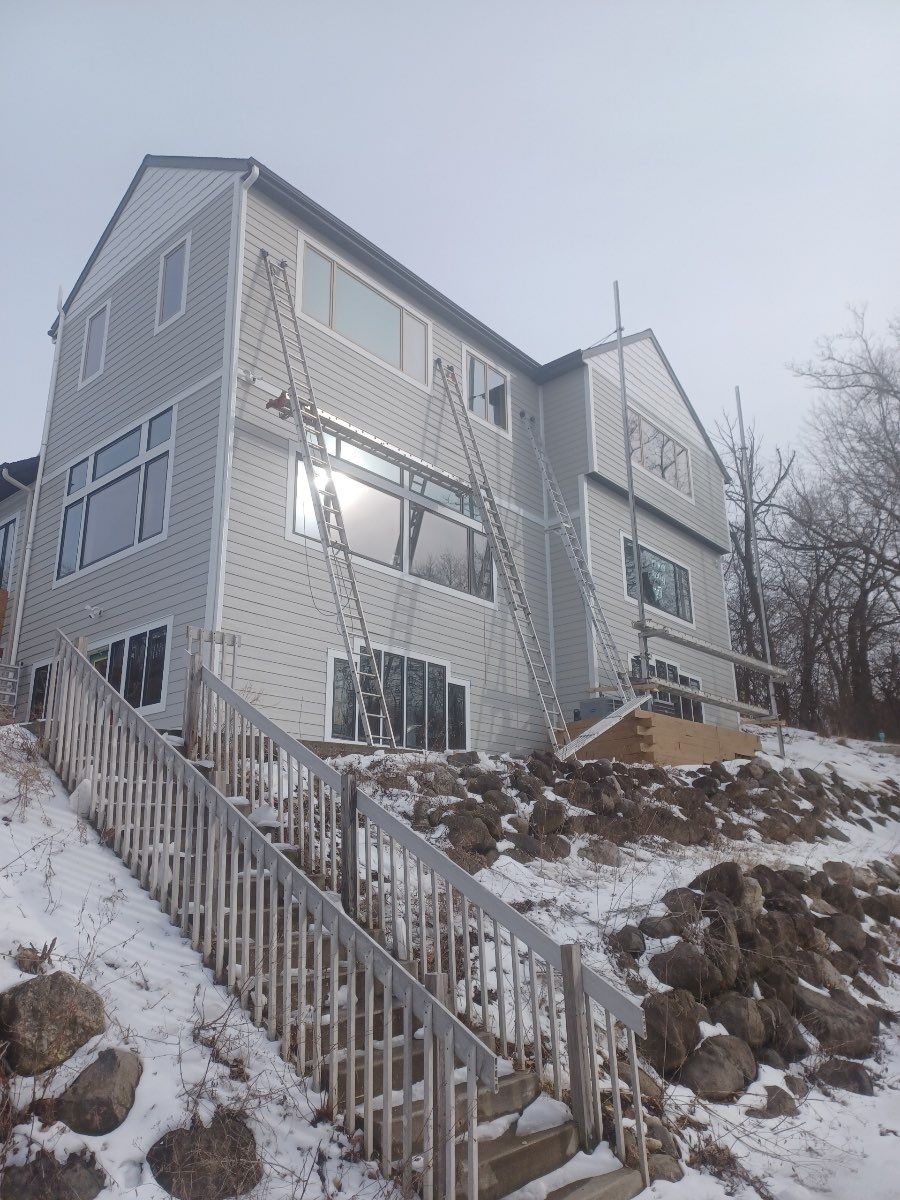 Siding Installation using LP Smart Siding by Total Restoration Services