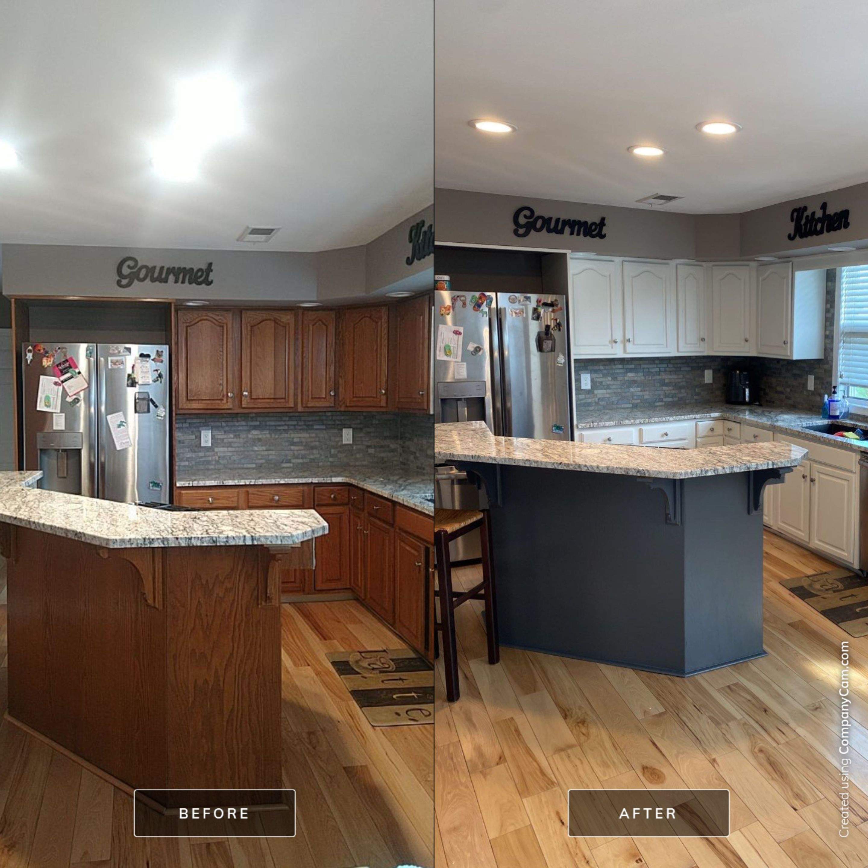 High End Kitchen Cabinet Painting by Ryan Amato Painting LLC and Lehigh Valley Epoxy