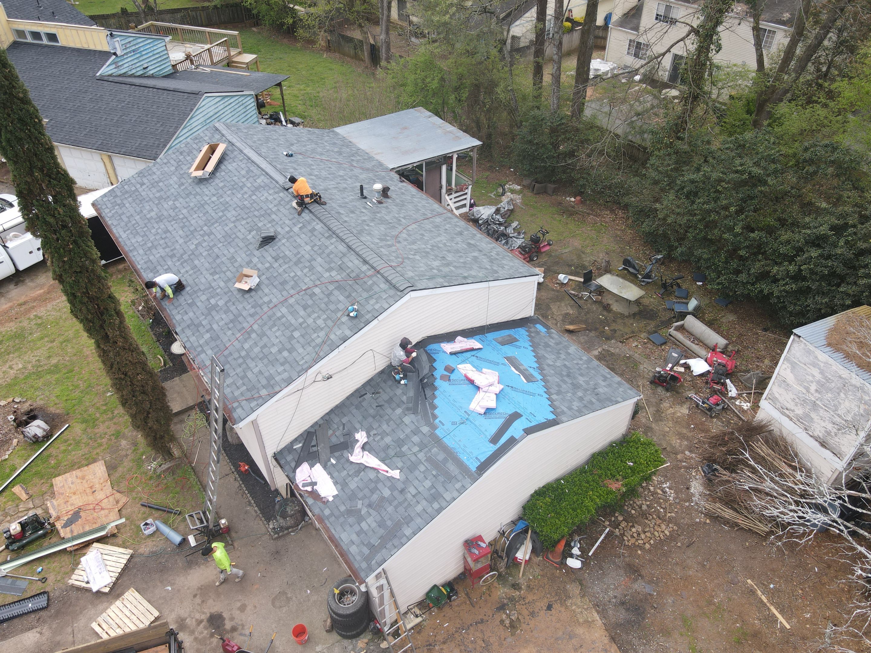 Oakridge TruDef Estate Gray Residential Roofing Installation by Inspector Roofing and Restoration