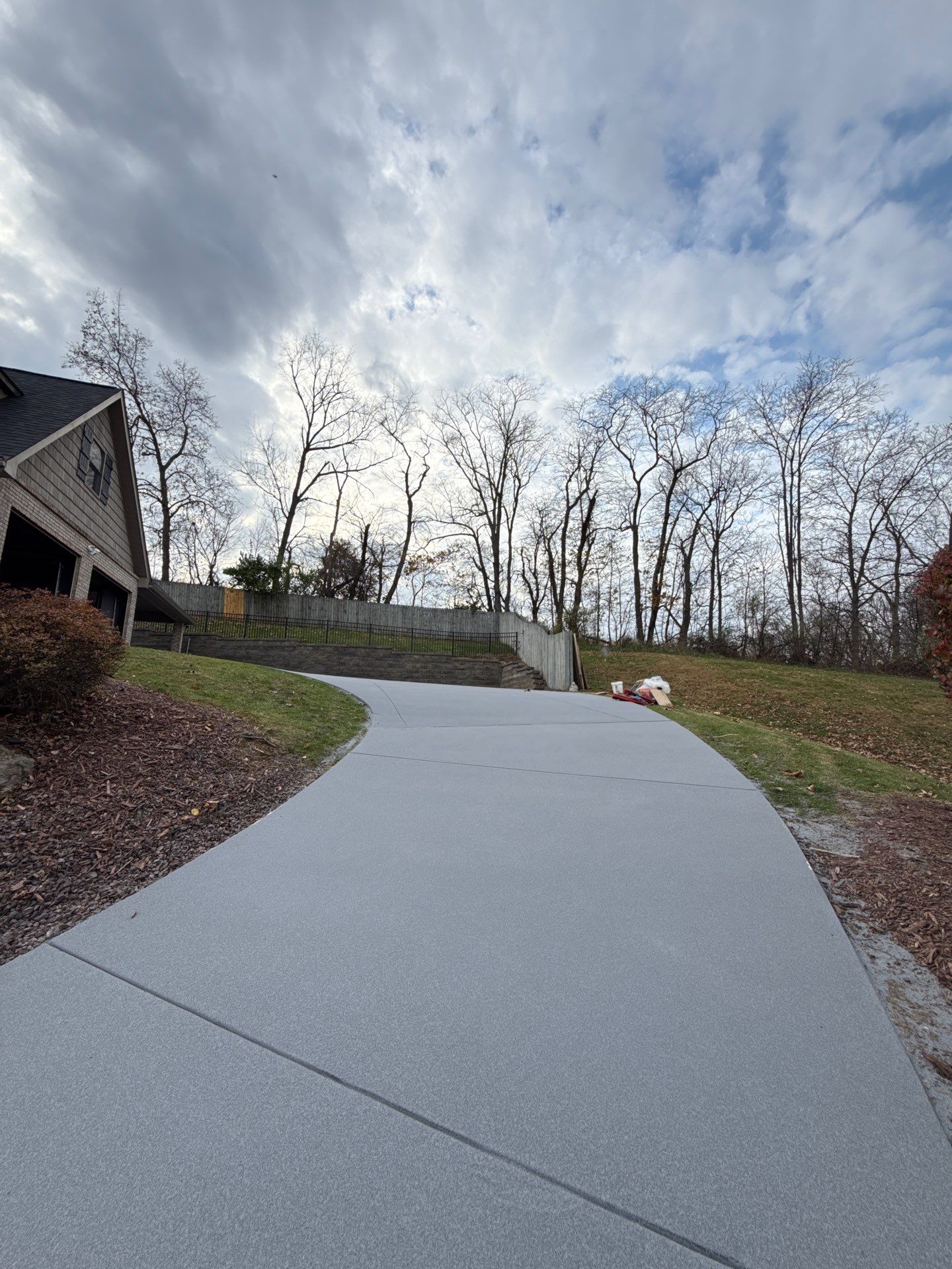 Steep Driveway Project in Sarver by Floors in a Day, Inc