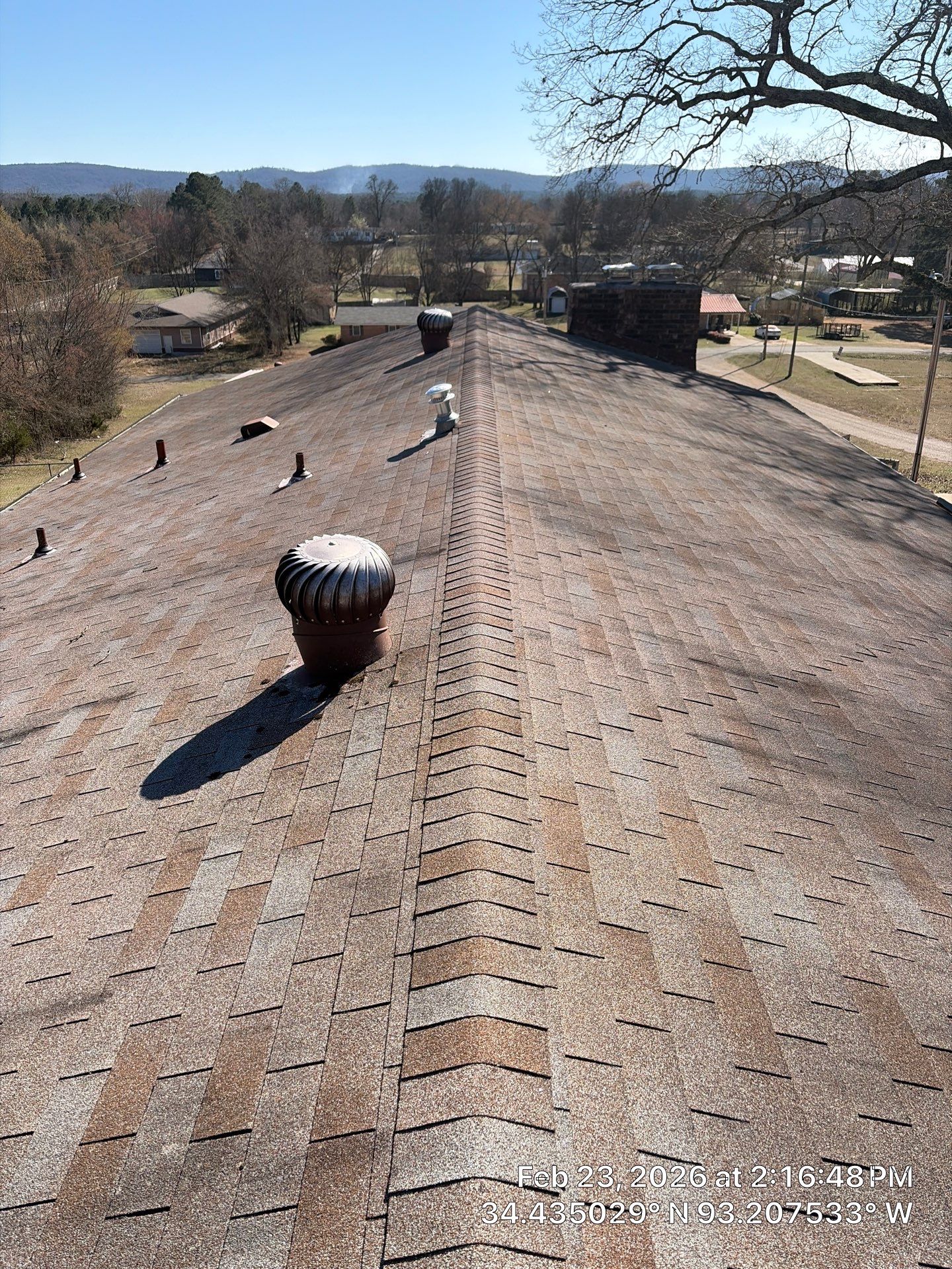 GAF Timberline UHDZ Shingle Roof Replacement and Decking Repair in Pearcy by Temple Roofing and Exteriors
