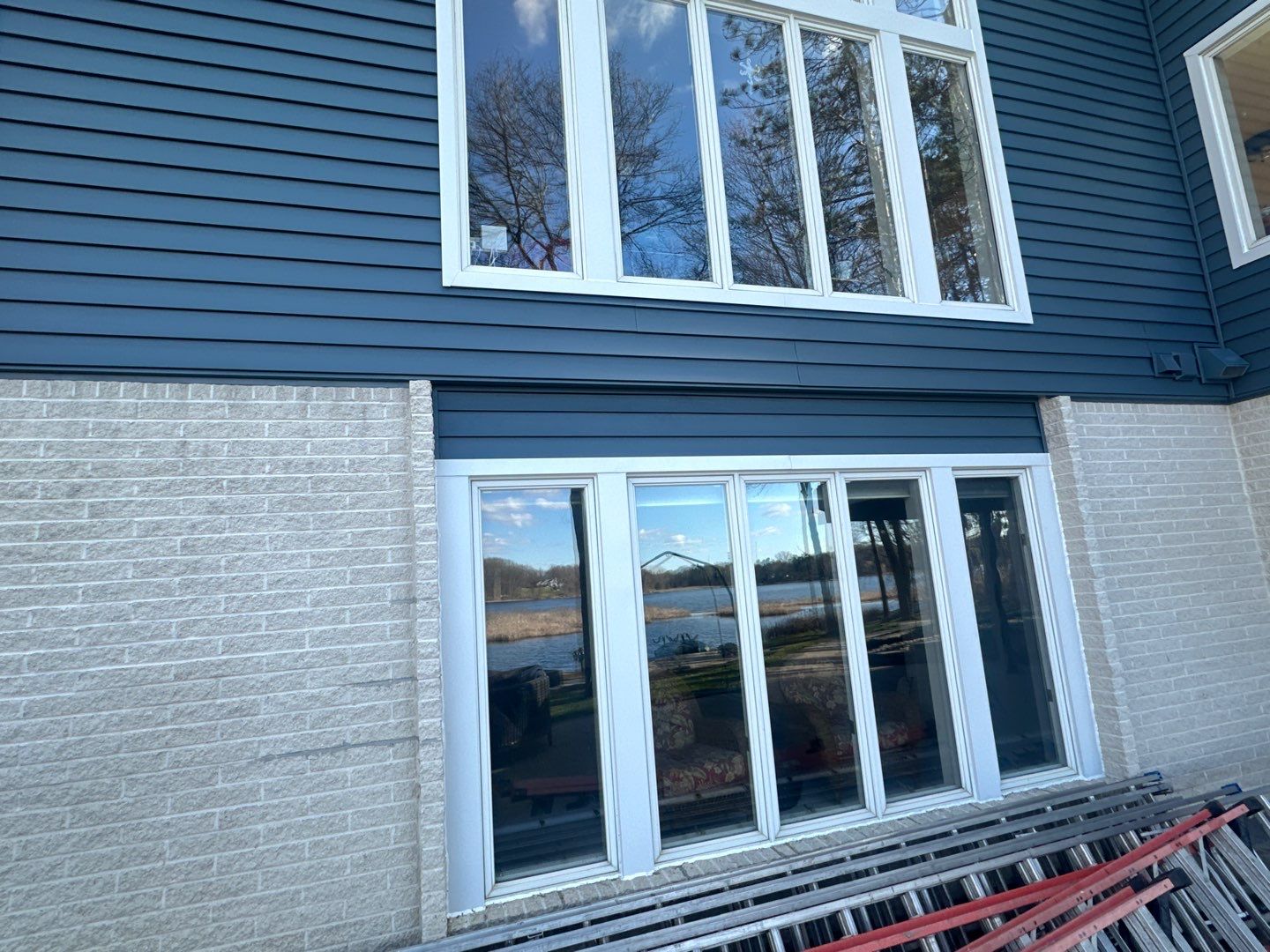 Siding Replacement using Certainteed Monogram D5 Pacific Blue by 180 Contractors