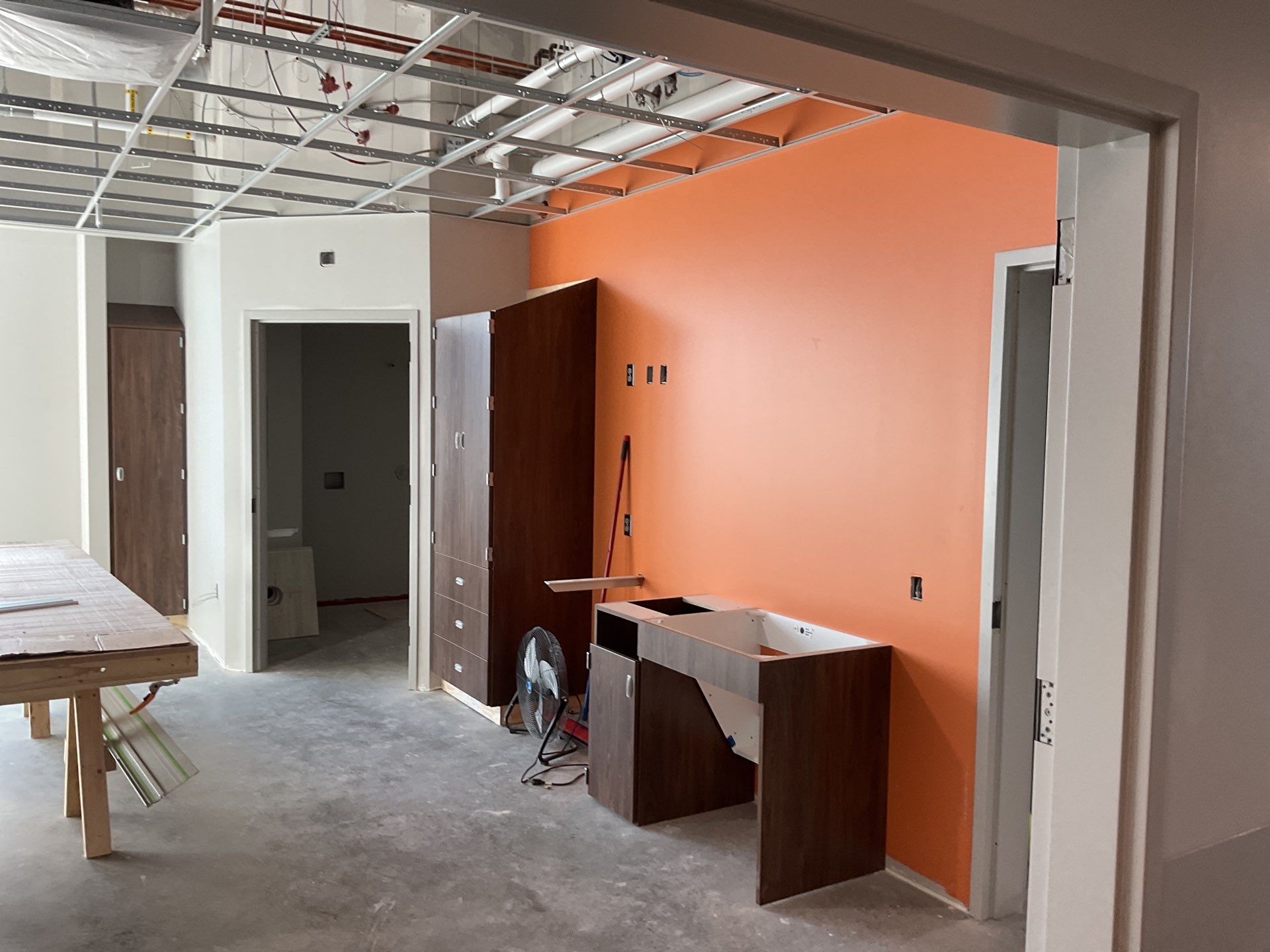 New Commercial Build Painting by Select Painting, Coatings & Garage Cabinets