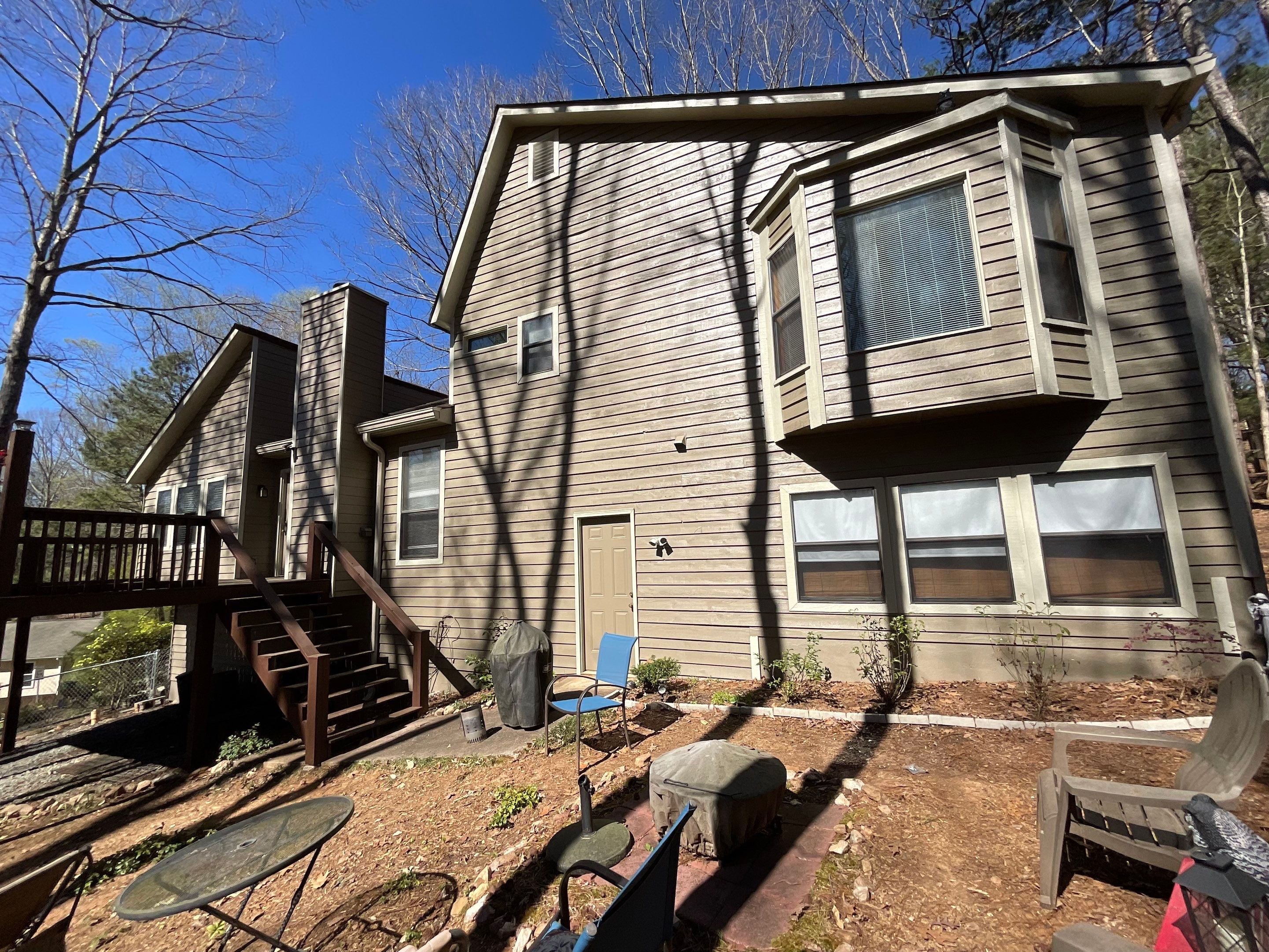 Exterior Painting and Deck Refinishing for an Acworth Residence by Swift Home Renovations