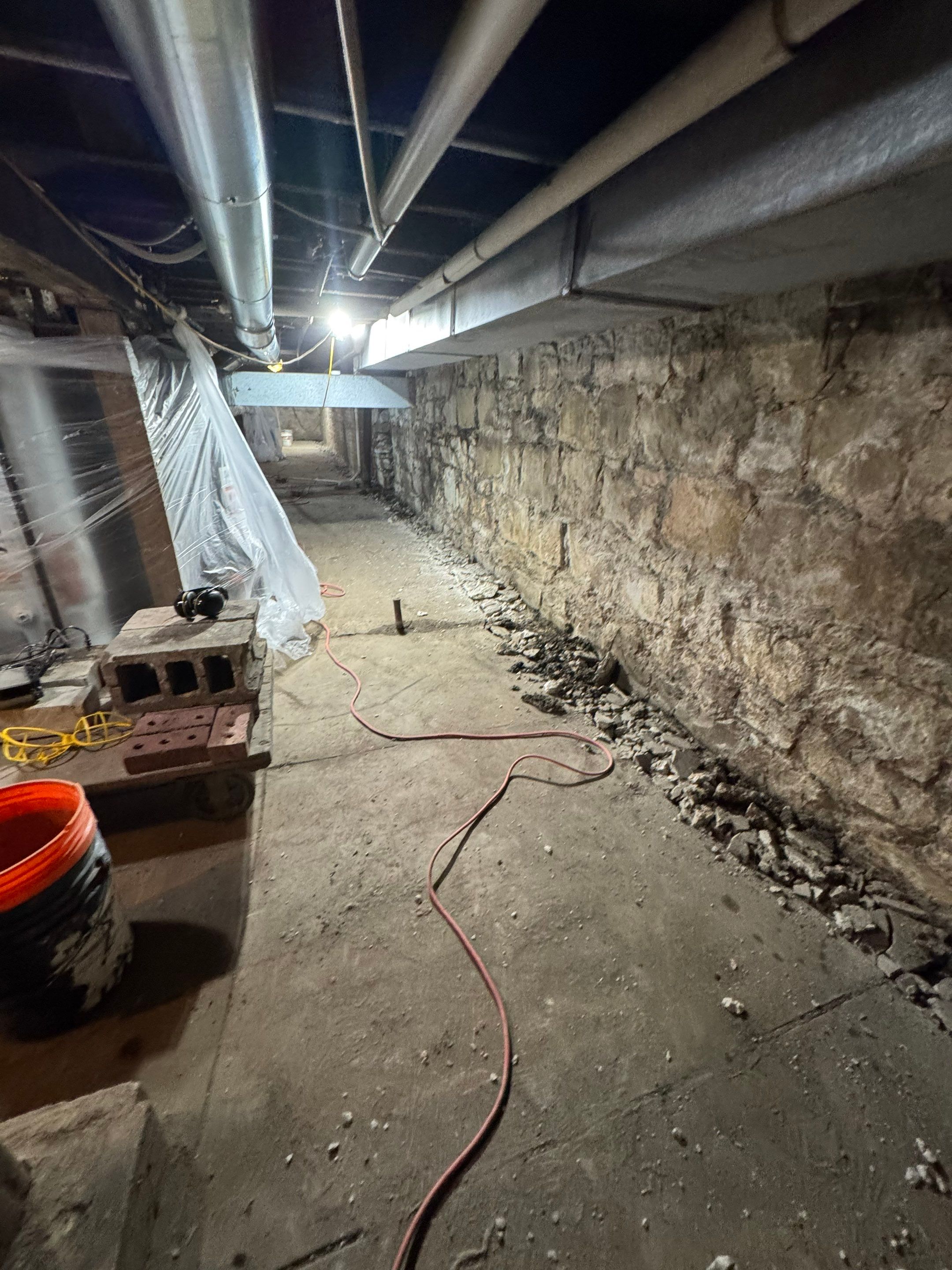 Chicago Drain Tile System by Area Wide Waterproofing