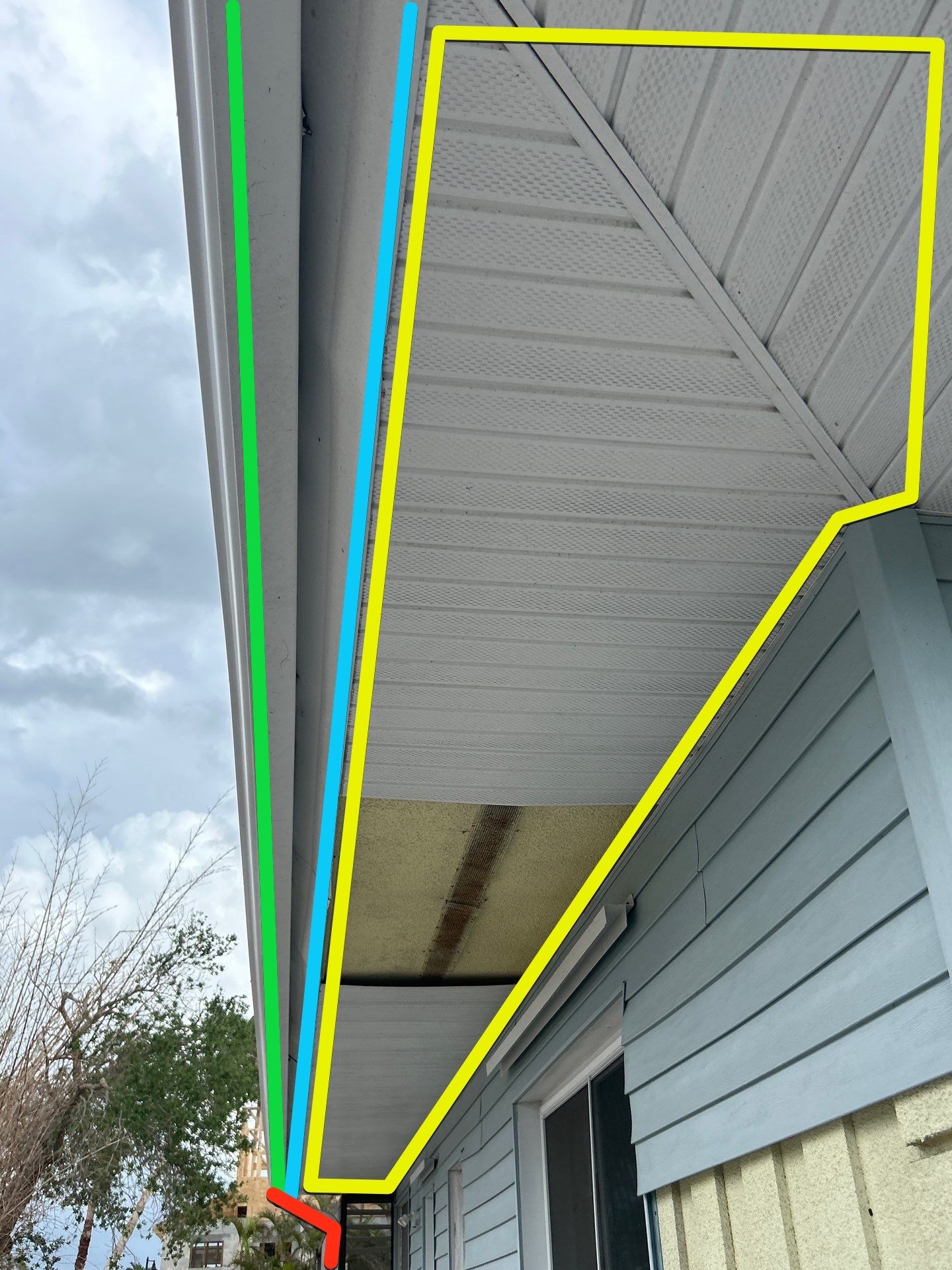 White Soffit and Fascia Upgrade in Longboat Key FL by Gutter Professors