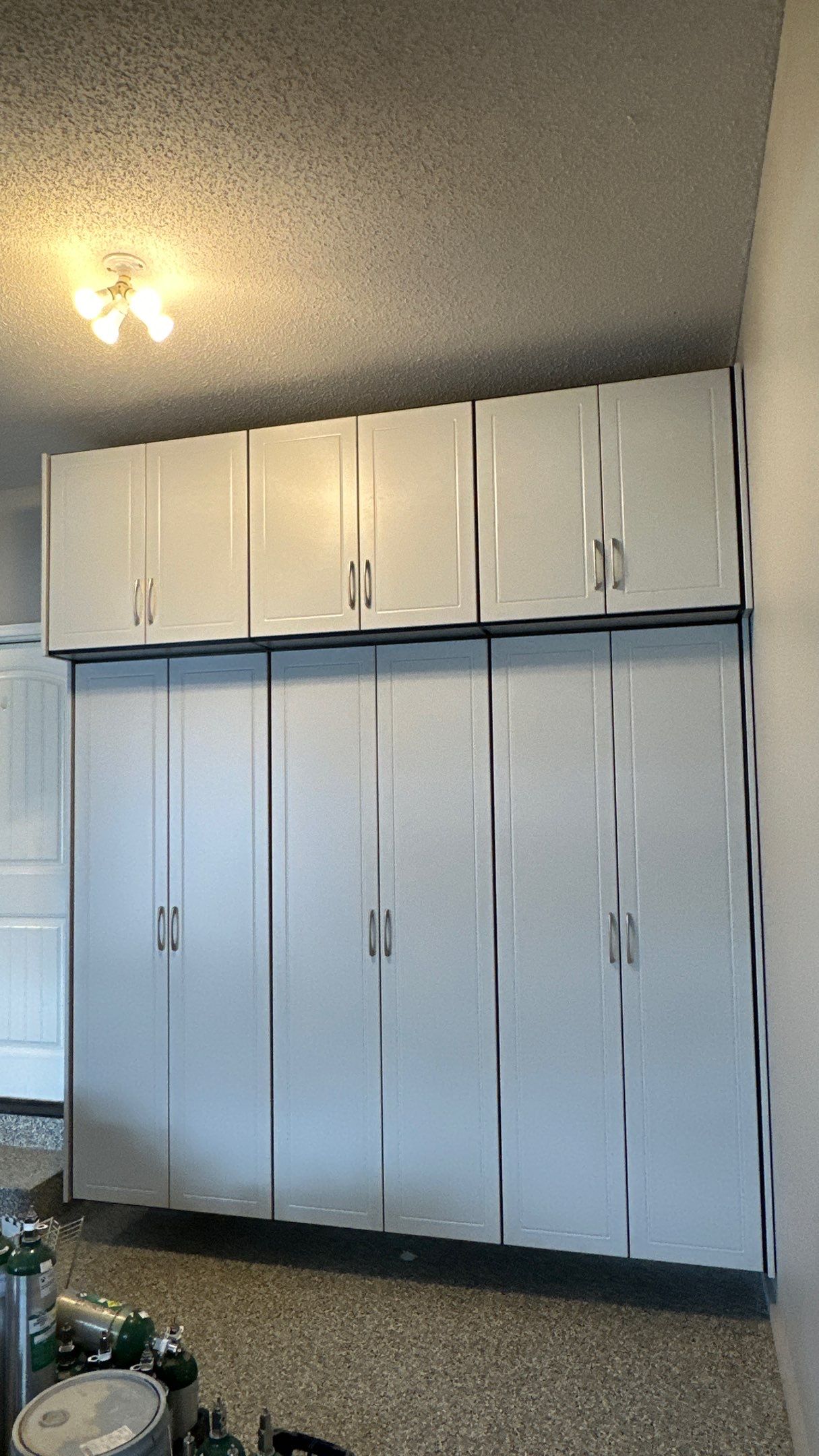 Erica G added cabinets that make all the difference by Banner Garage