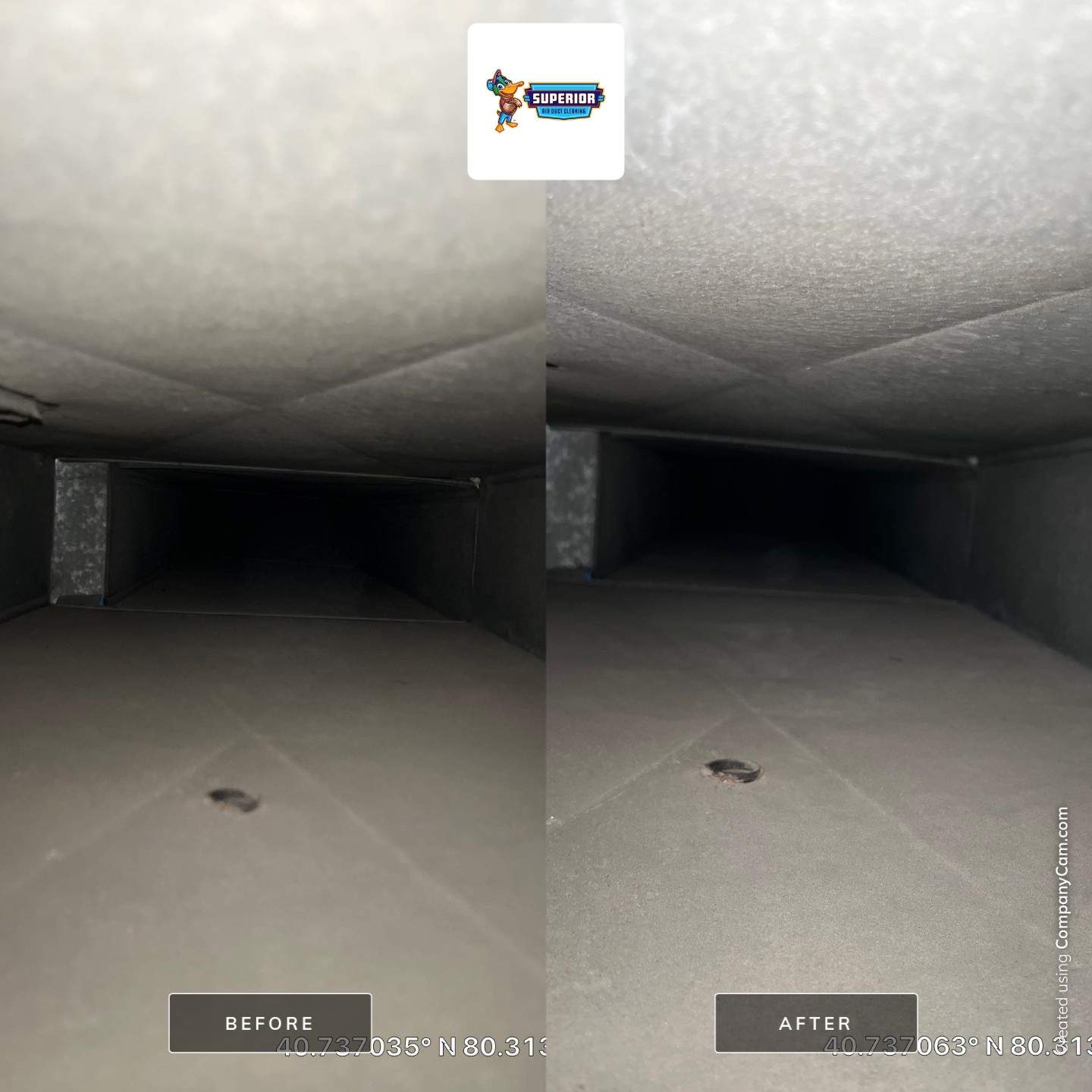 Air Duct Cleaning With a Vacuum Truck in New Brighton, PA by Superior Air Duct Cleaning