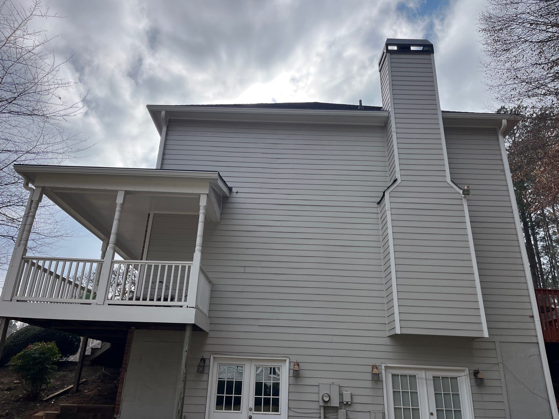 Gutter Replacement with  6" Aluminum Gutters in Marietta, GA by Nelson Exteriors 