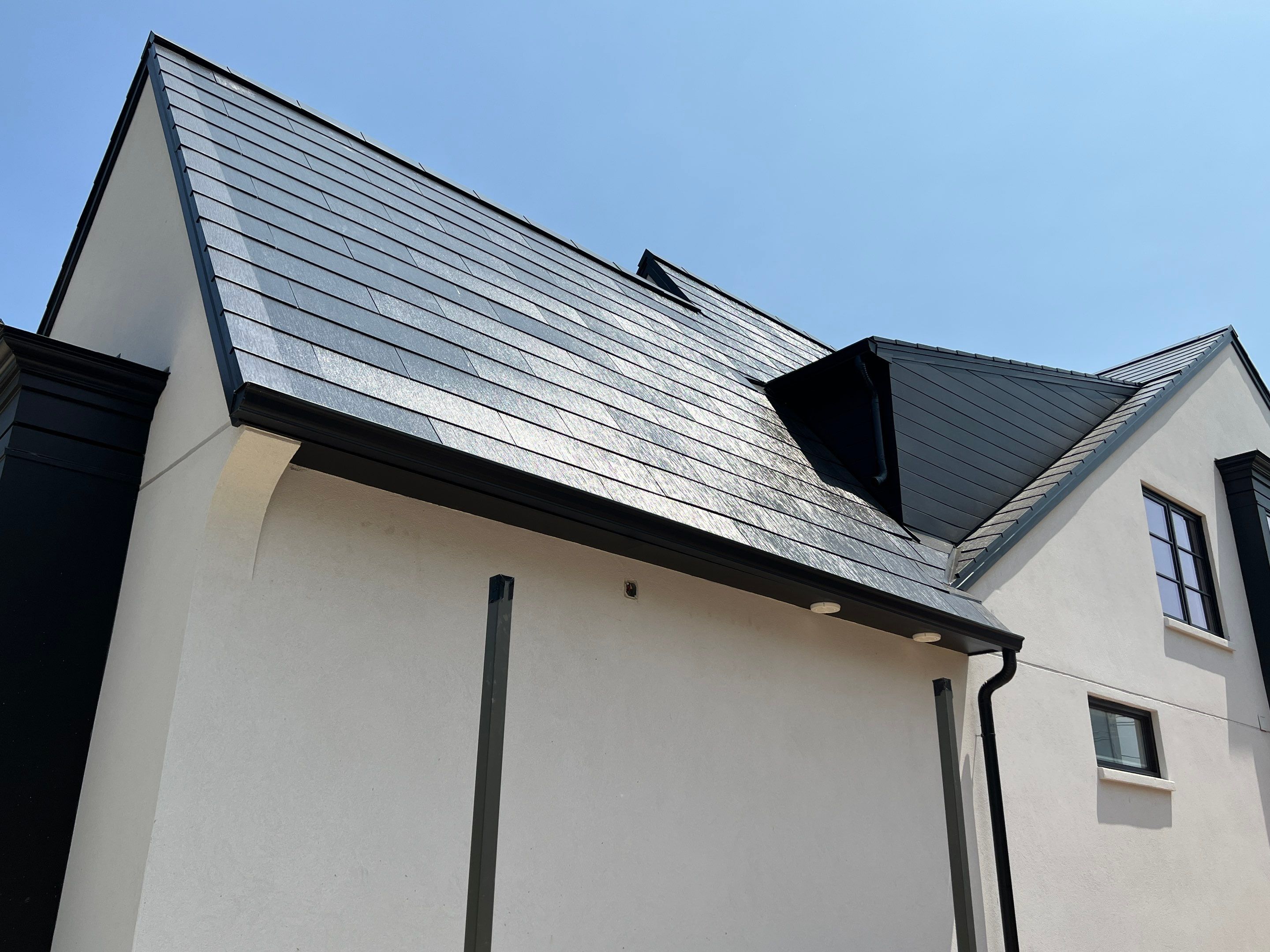 Tesla Solar Roof - new construction in Bethesda, MD by American Home Contractors