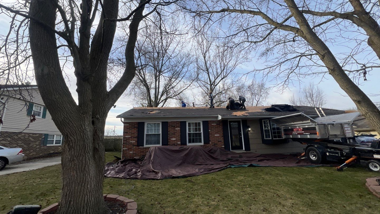 Residential Roofing Installation using GAF Timberline HDZ Charcoal by Nitro Roofing and Construction