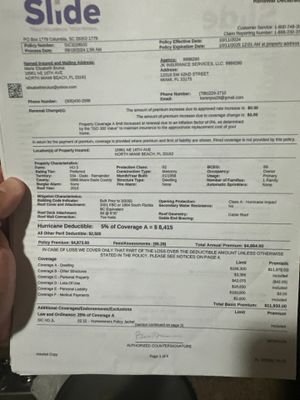 Water Damage Claim in North Miami Beach