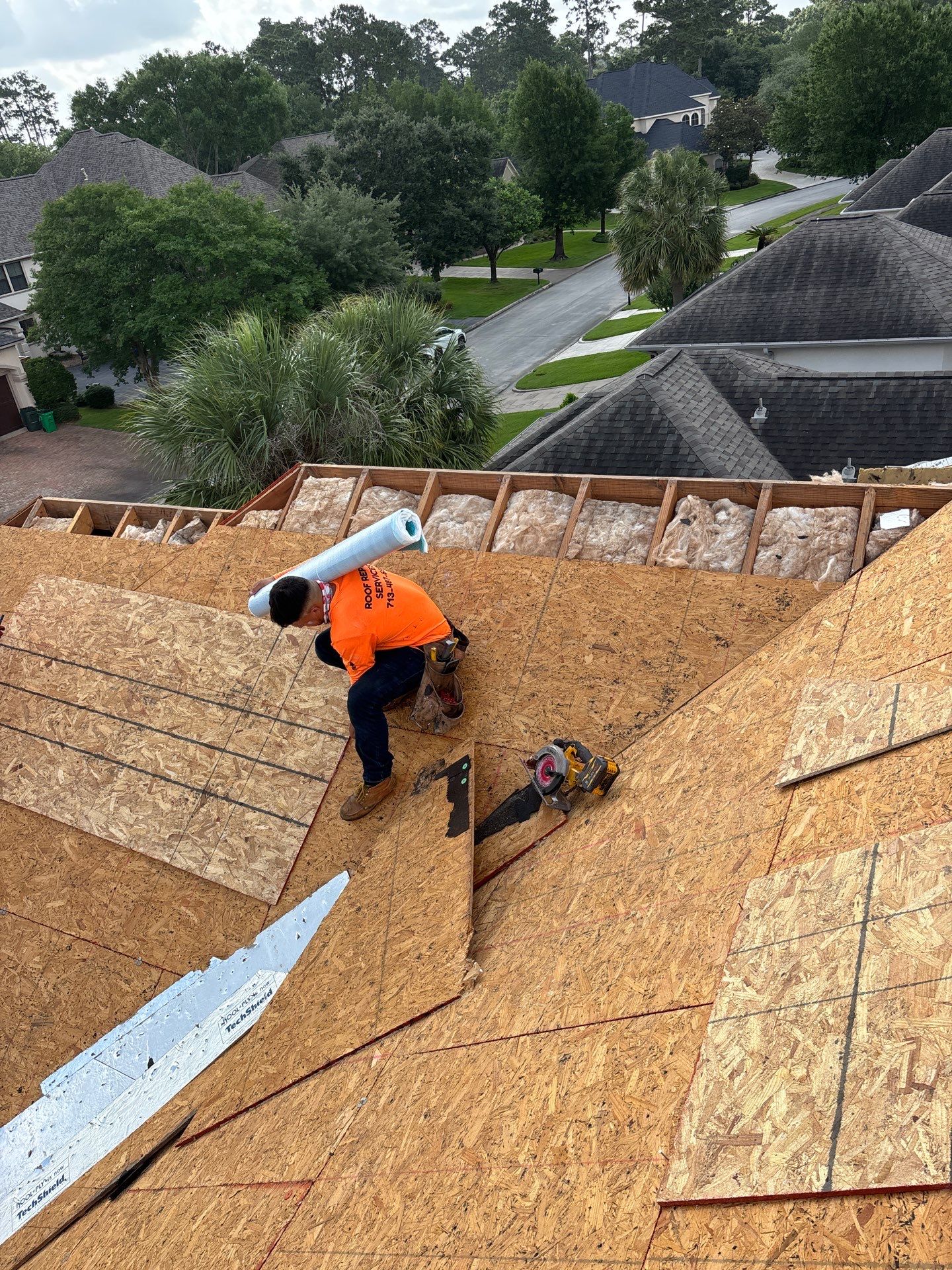 Roof Replacement Spring by Roof Repair Company