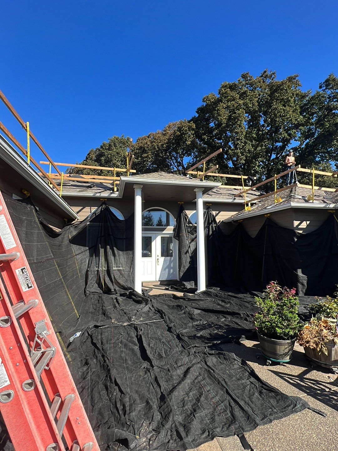 Residential Roofing Installation using IKO Dynasty (Color: Biscayne) by Orezona Building & Roofing Company, Inc.