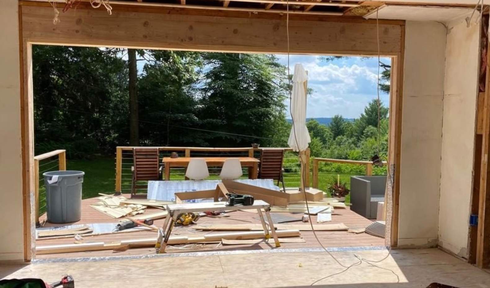 Door Installation using Pella by UBrothers Construction