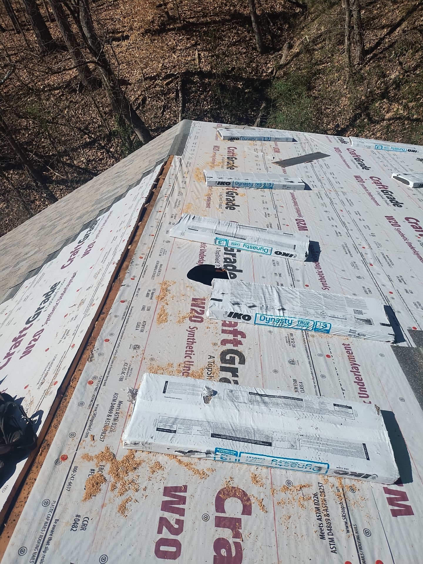 Residential Roofing Installation using Performance Shingles by Mr. Roofer