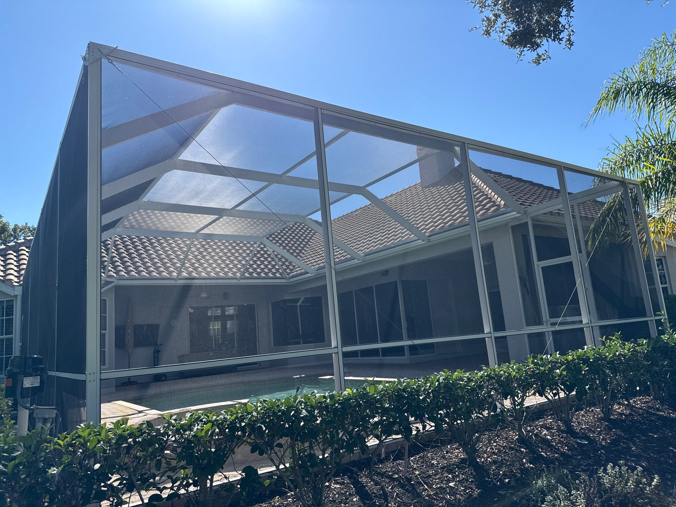 House Wash, Pool Deck & Screen Enclosure Cleaning | University Park, Sarasota FL by Sunshine AquaWash