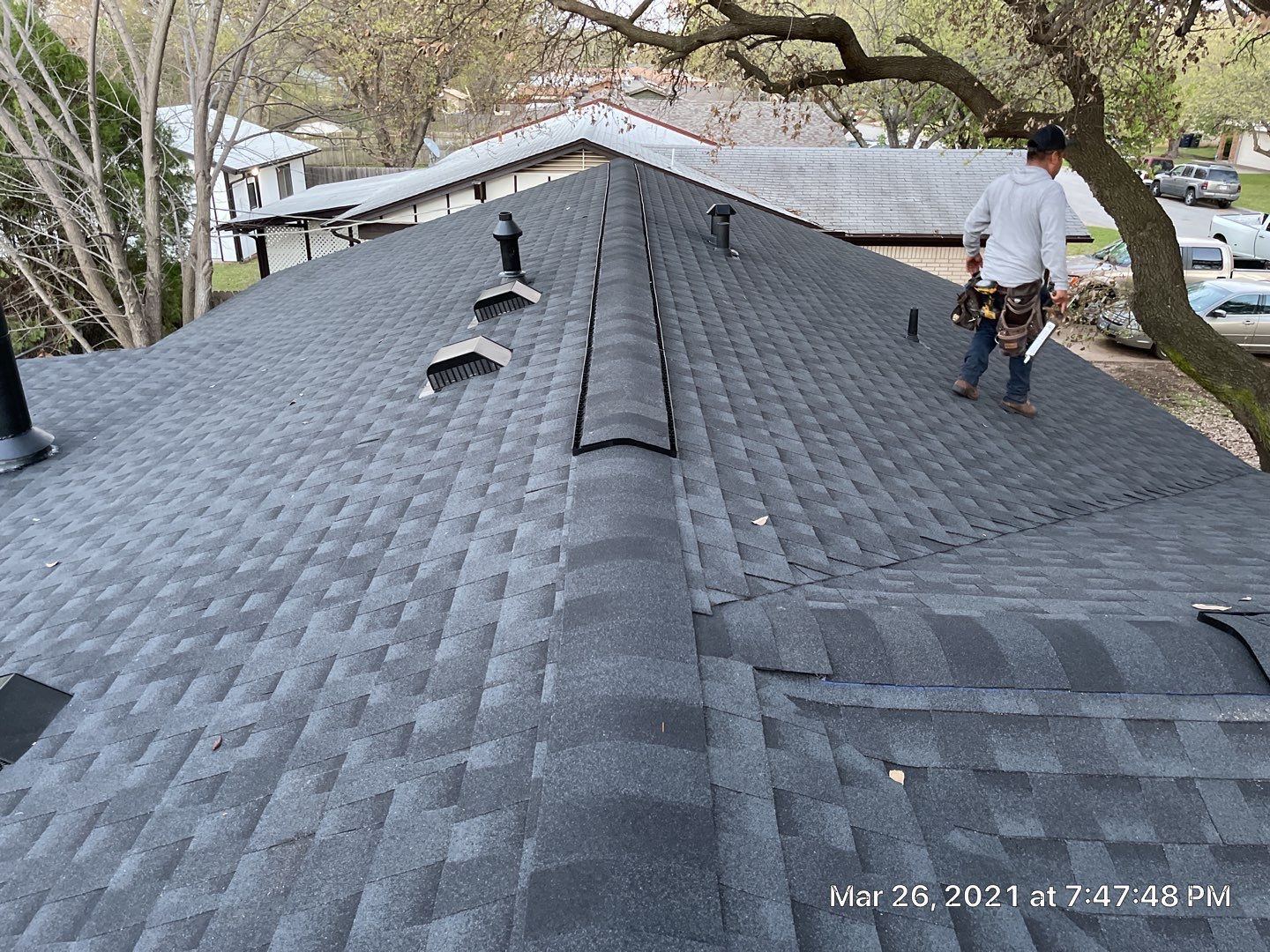 Historical Home needed a full decking and new roof by First United Roofing & Construction