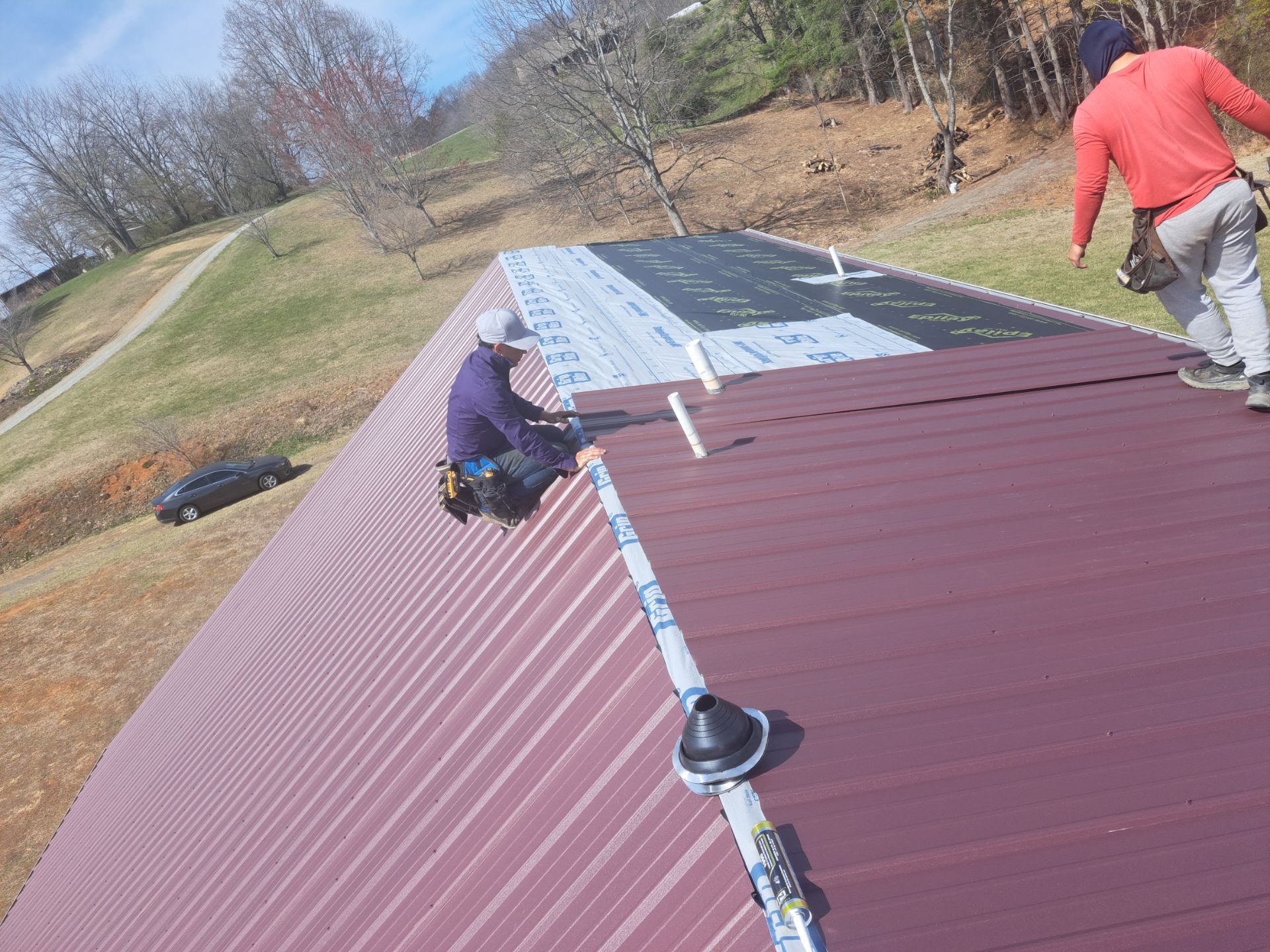 Burgundy Frost by Omnia Roofing