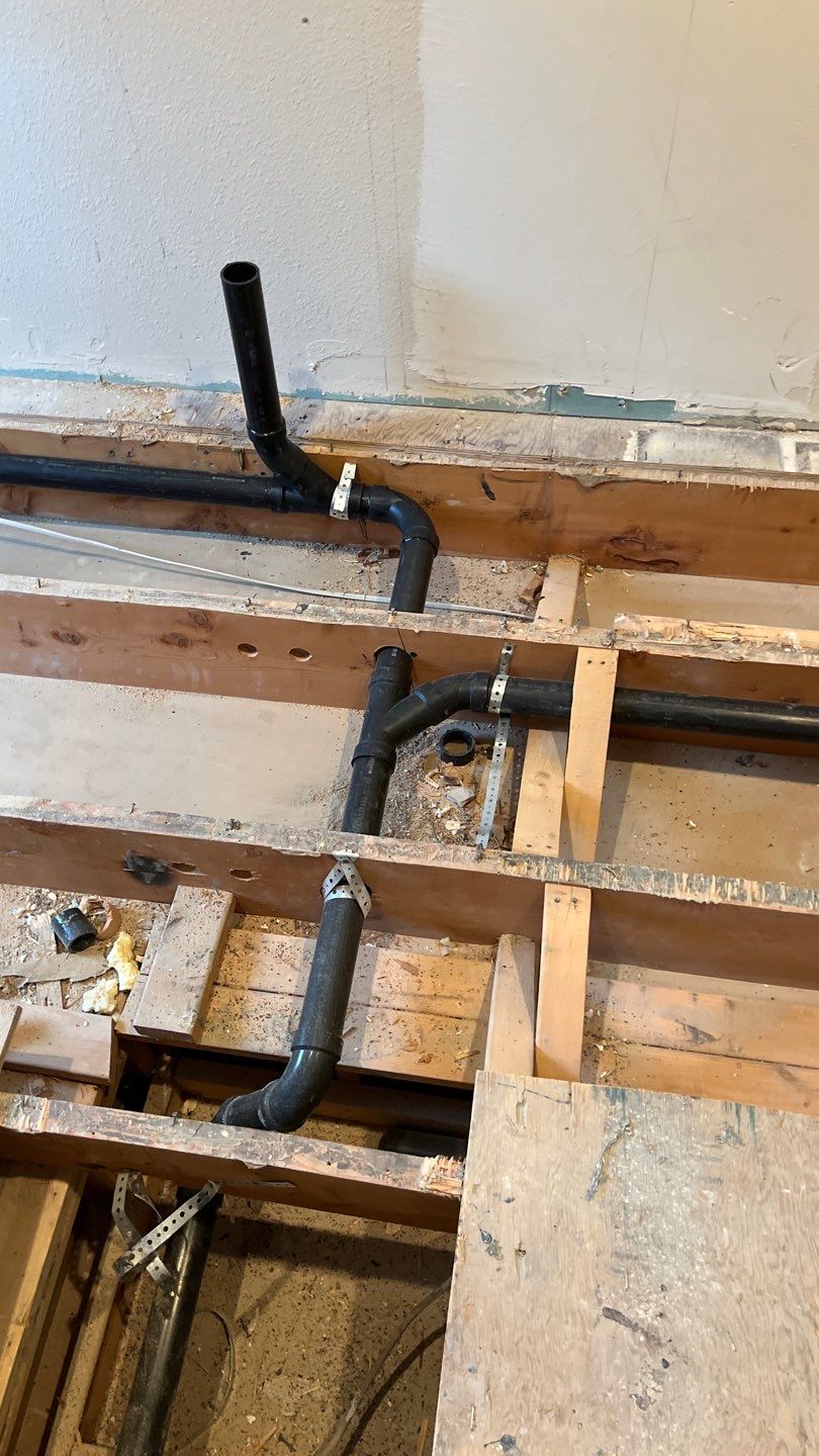 Two Bathroom Remodel  by Plumbing Connect Systems LLC