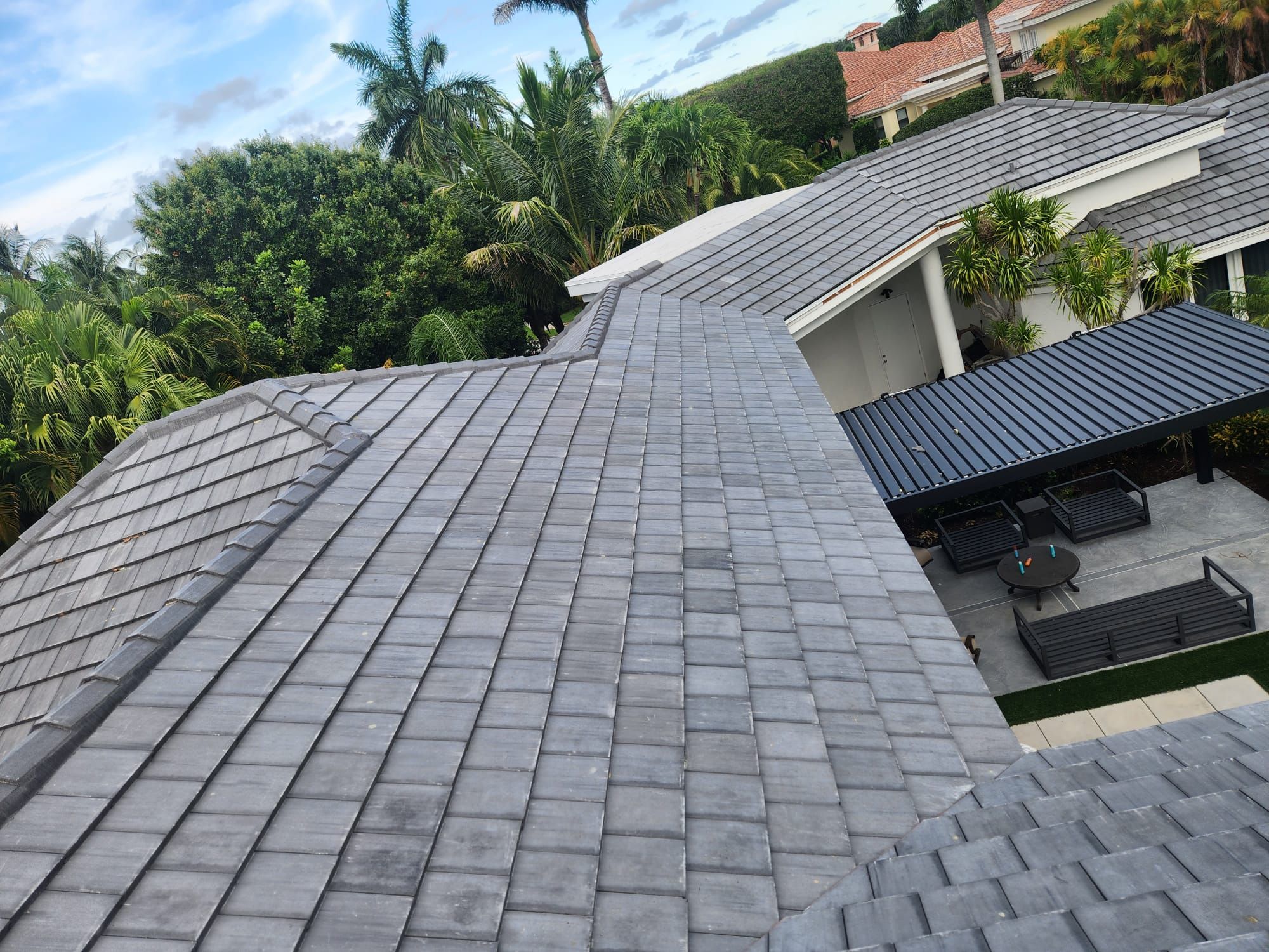 Residential Roofing Installation using Eagle Roofing Tile by BLUES BROTHERS ROOFING
