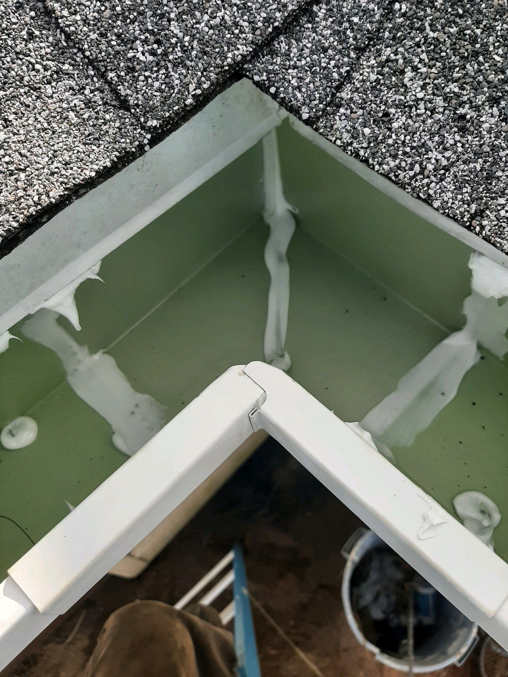 Gutter Installation using K-Style Seamless Gutters by Gutter Professors