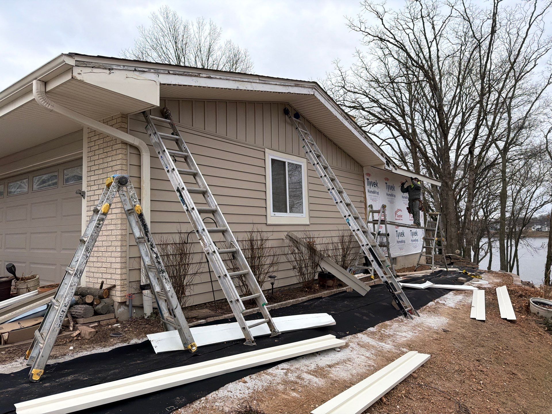 Project in Lake Saint Louis by Acute Roofing And Exteriors 
