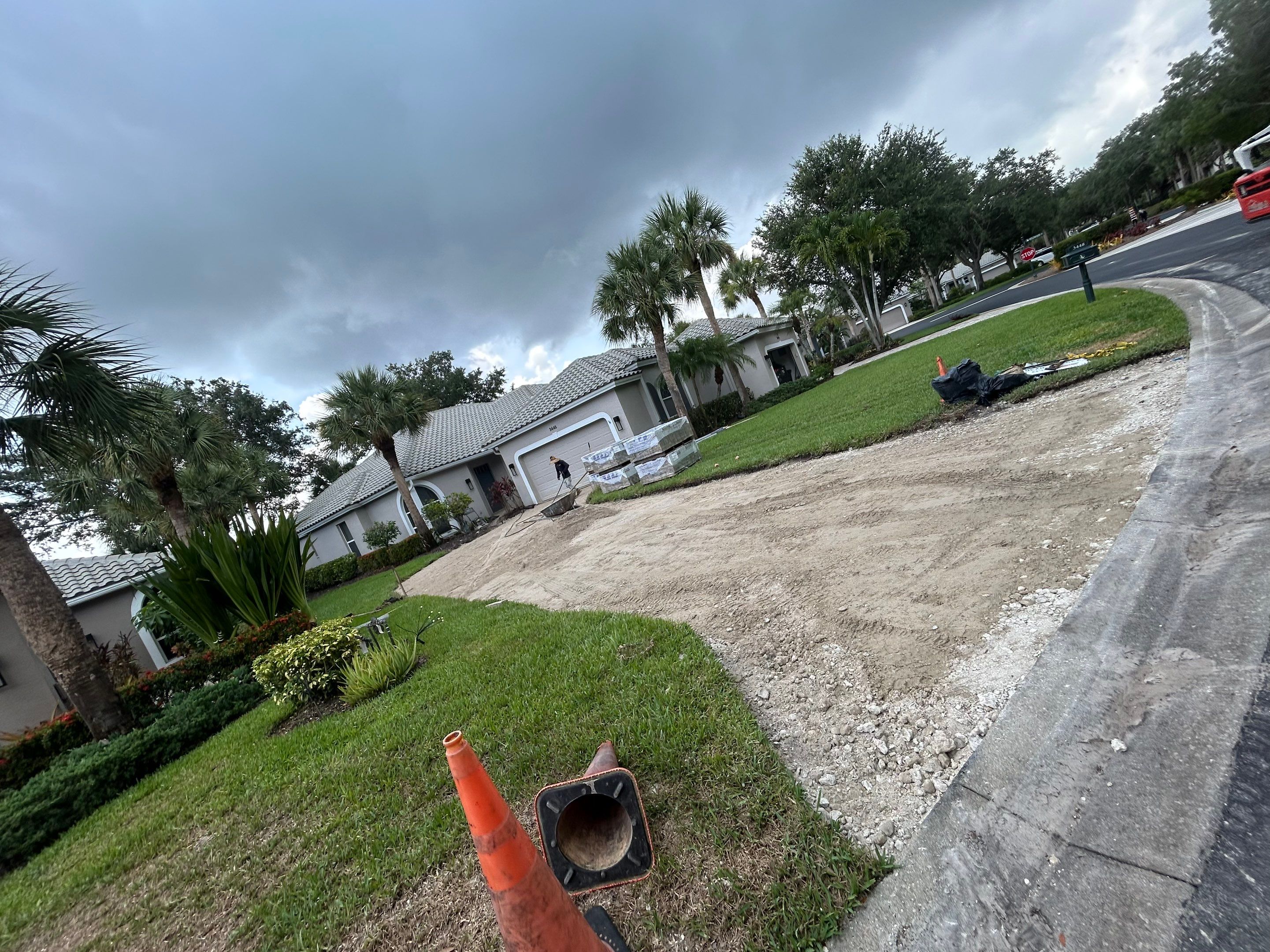 Concrete Driveway Replacement/Lake Crest Pelican landing by Old Town Pavers Llc