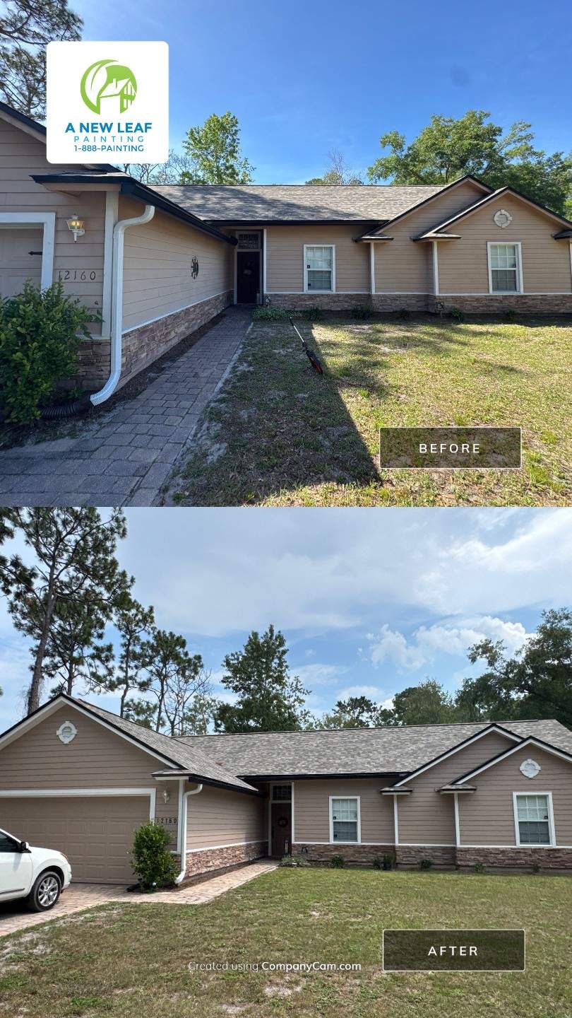 Jacksonville 32224 | Residential Exterior Painting Experts by A New Leaf Painting, LLC
