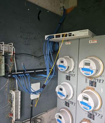 Structured cabling installation by CimaSolutions