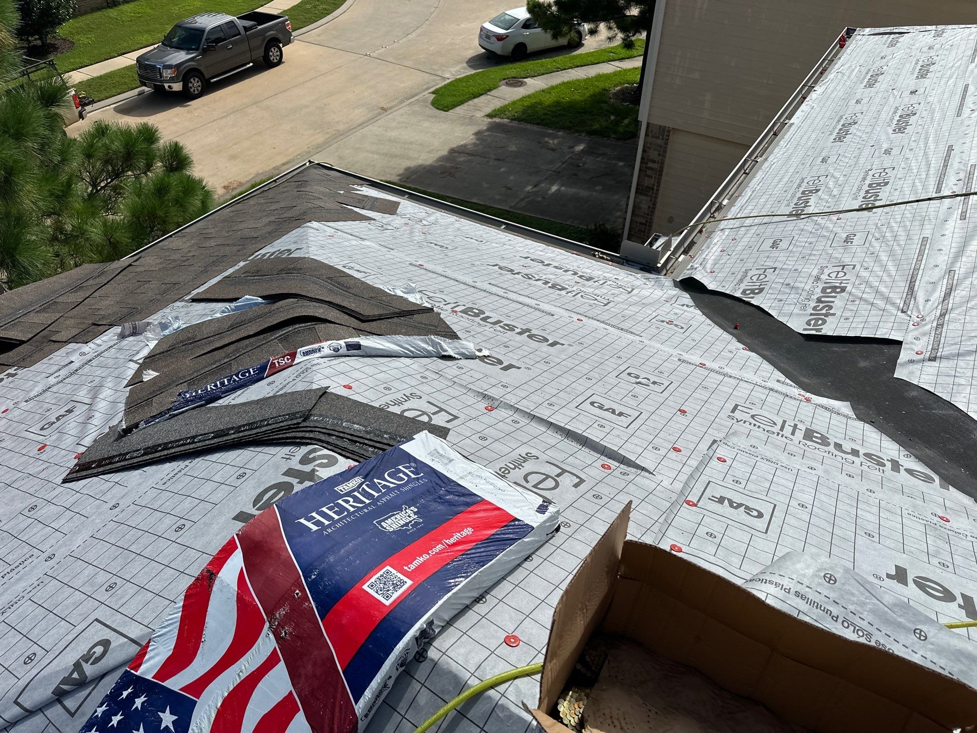 Project in Katy by Motion Roofing